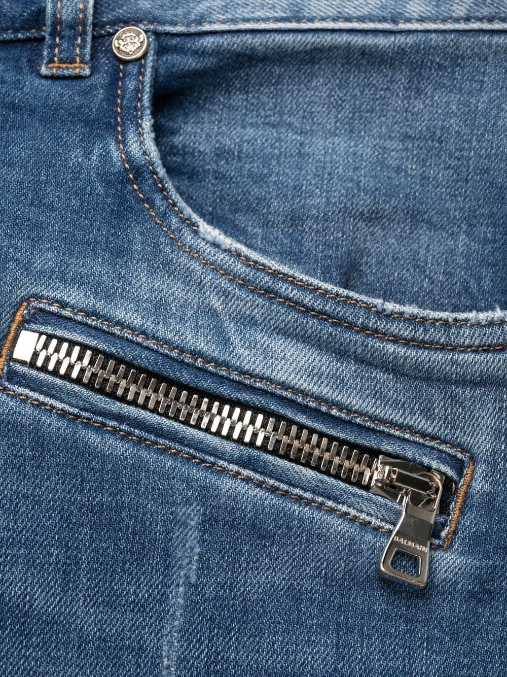 Double Stonewash Slim Jeans