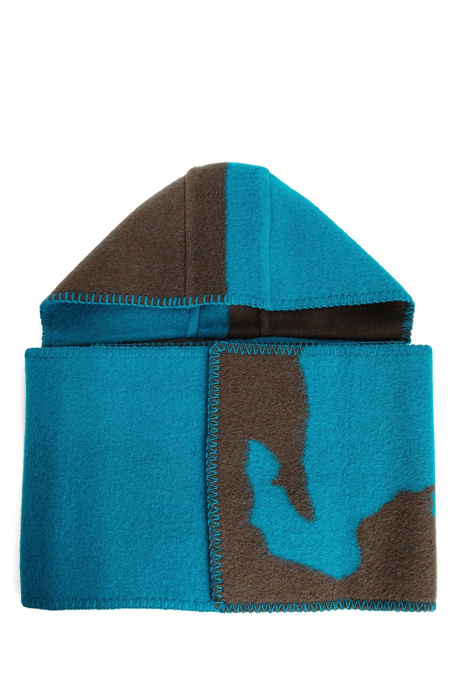 Ekd Wool Hooded Scarf