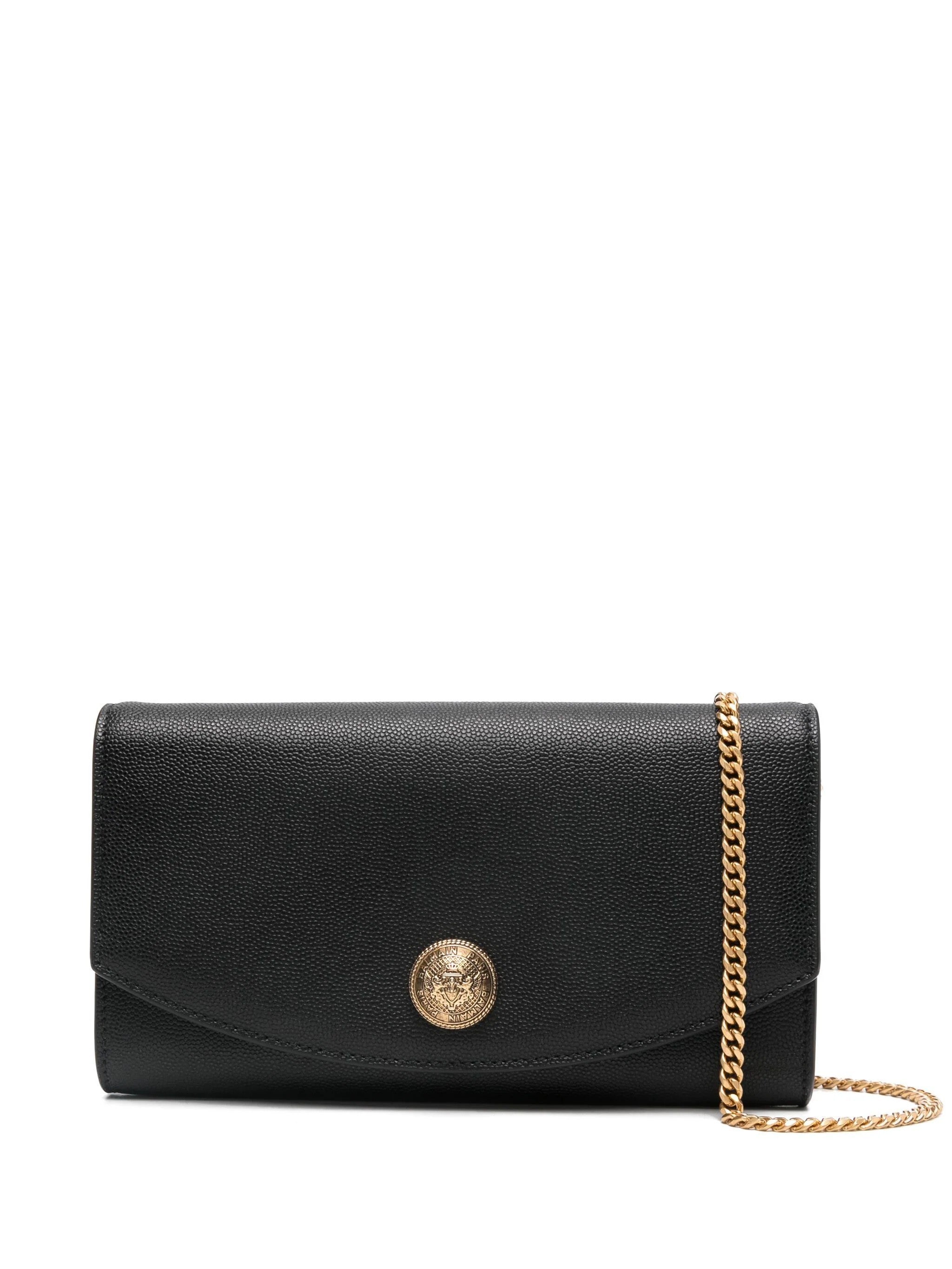 Embl?Me Leather Clutch Bag