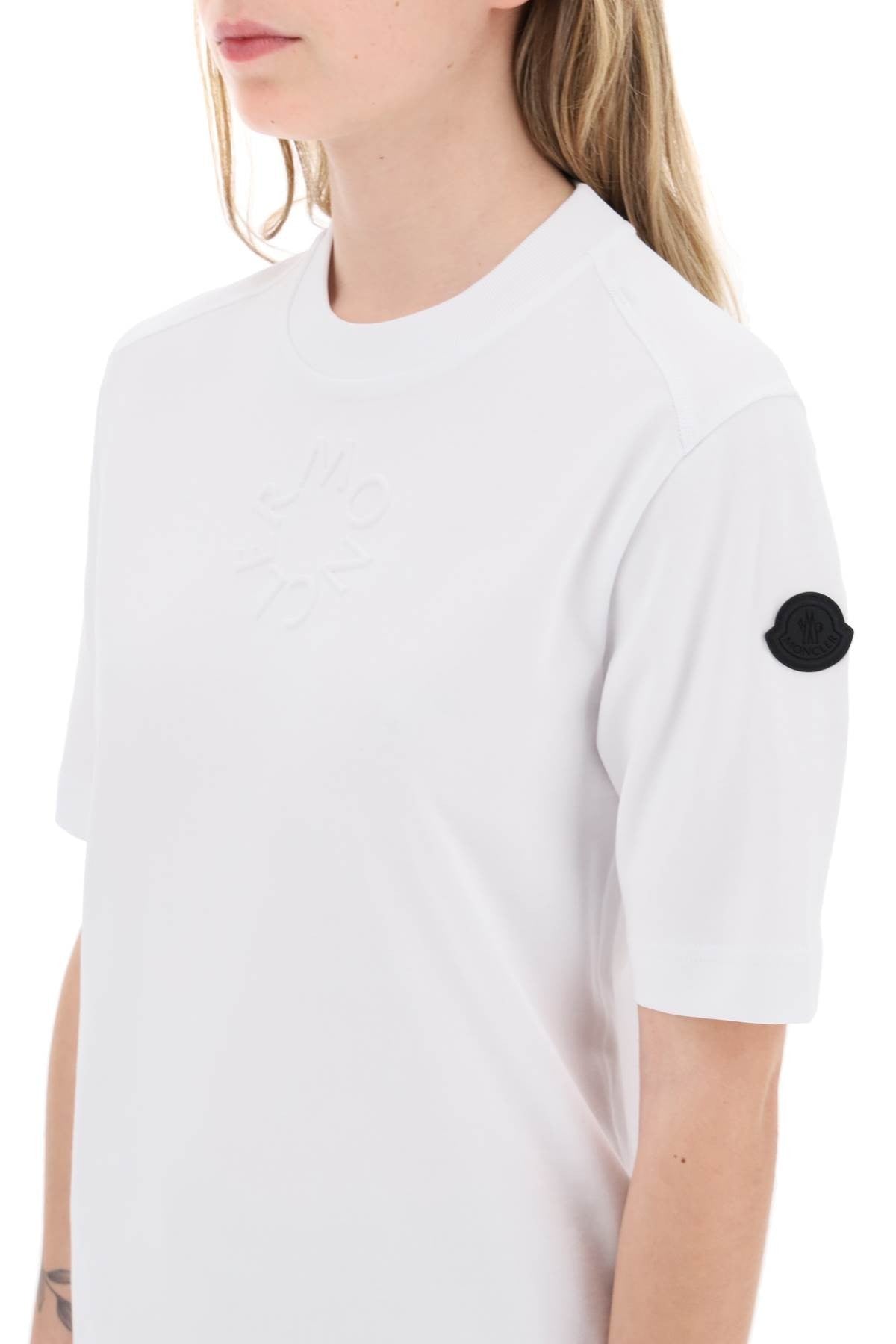 embossed logo t-shirt