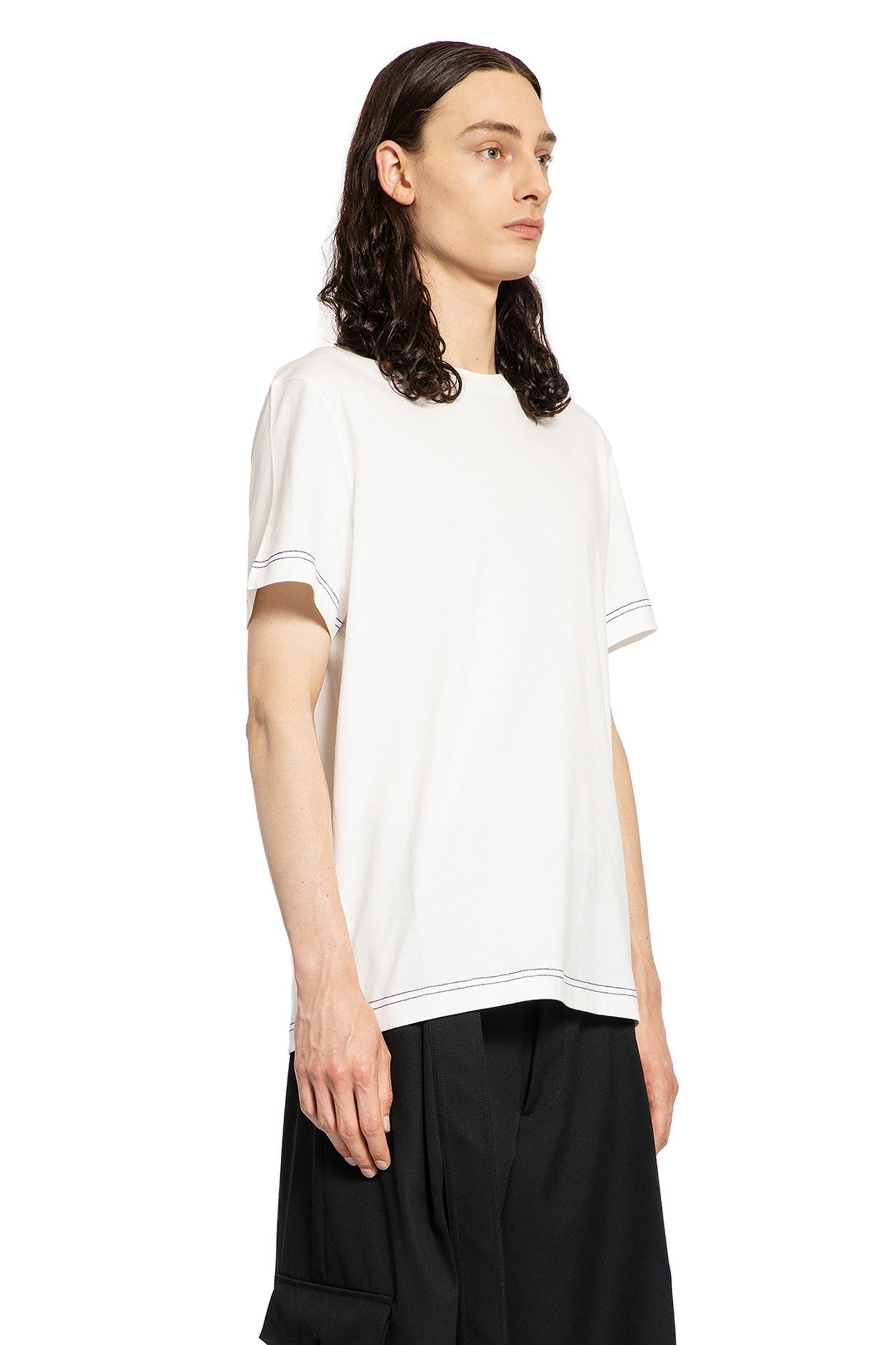 Embroidered Logo Cotton T-Shirt