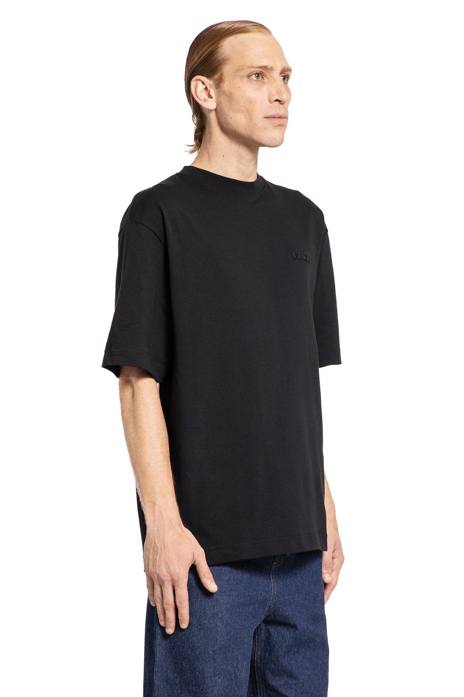 Embroidered Logo Oversized T-Shirt