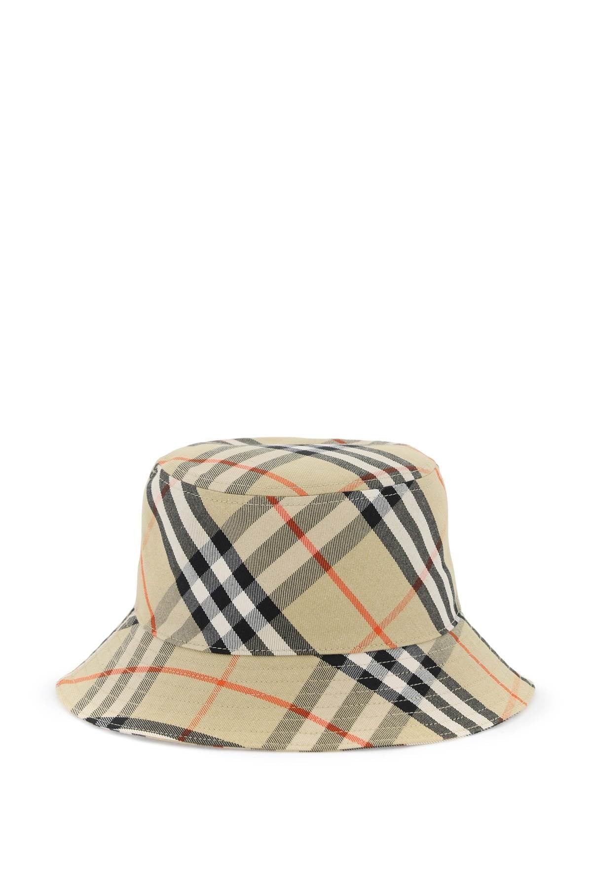 Ered Cotton Blend Bucket Hat With Nine Words