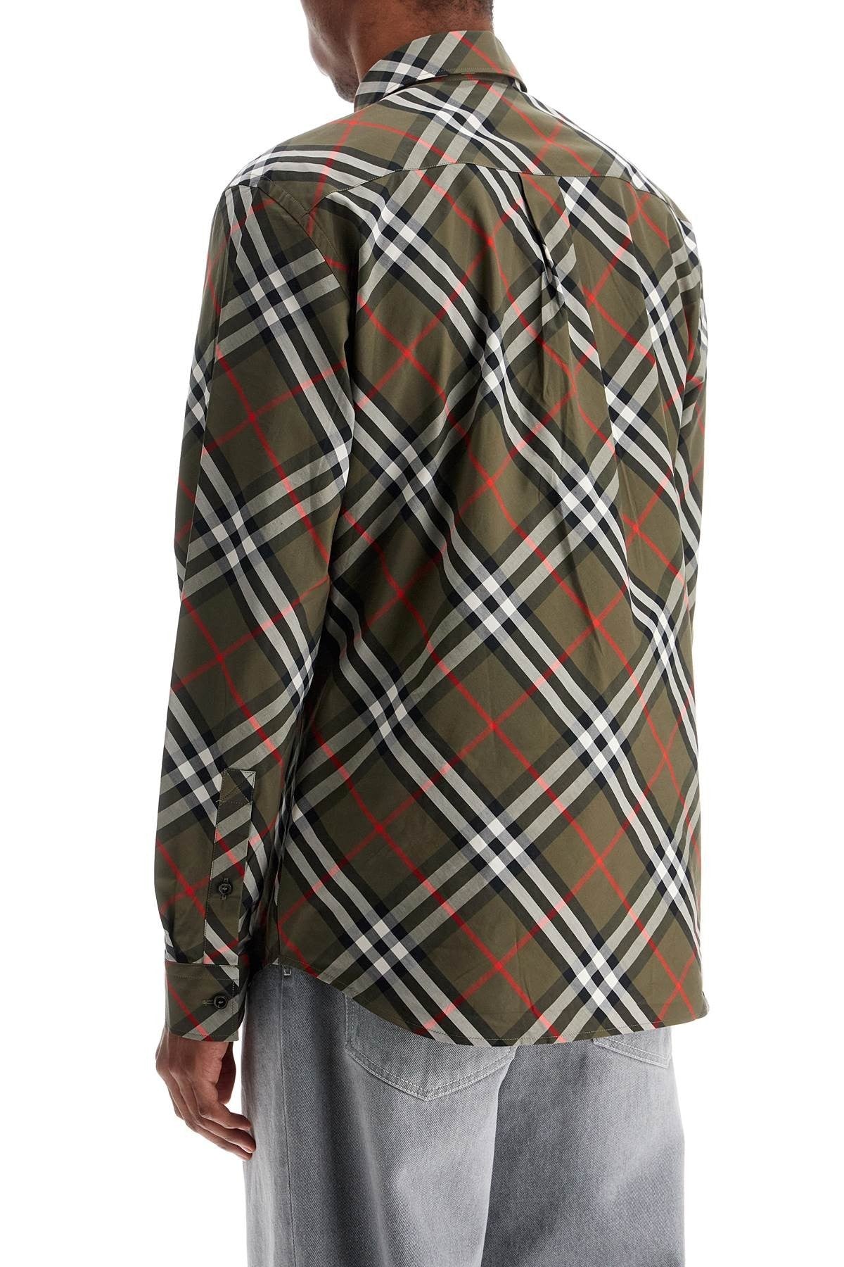 ered cotton regular fit shirt