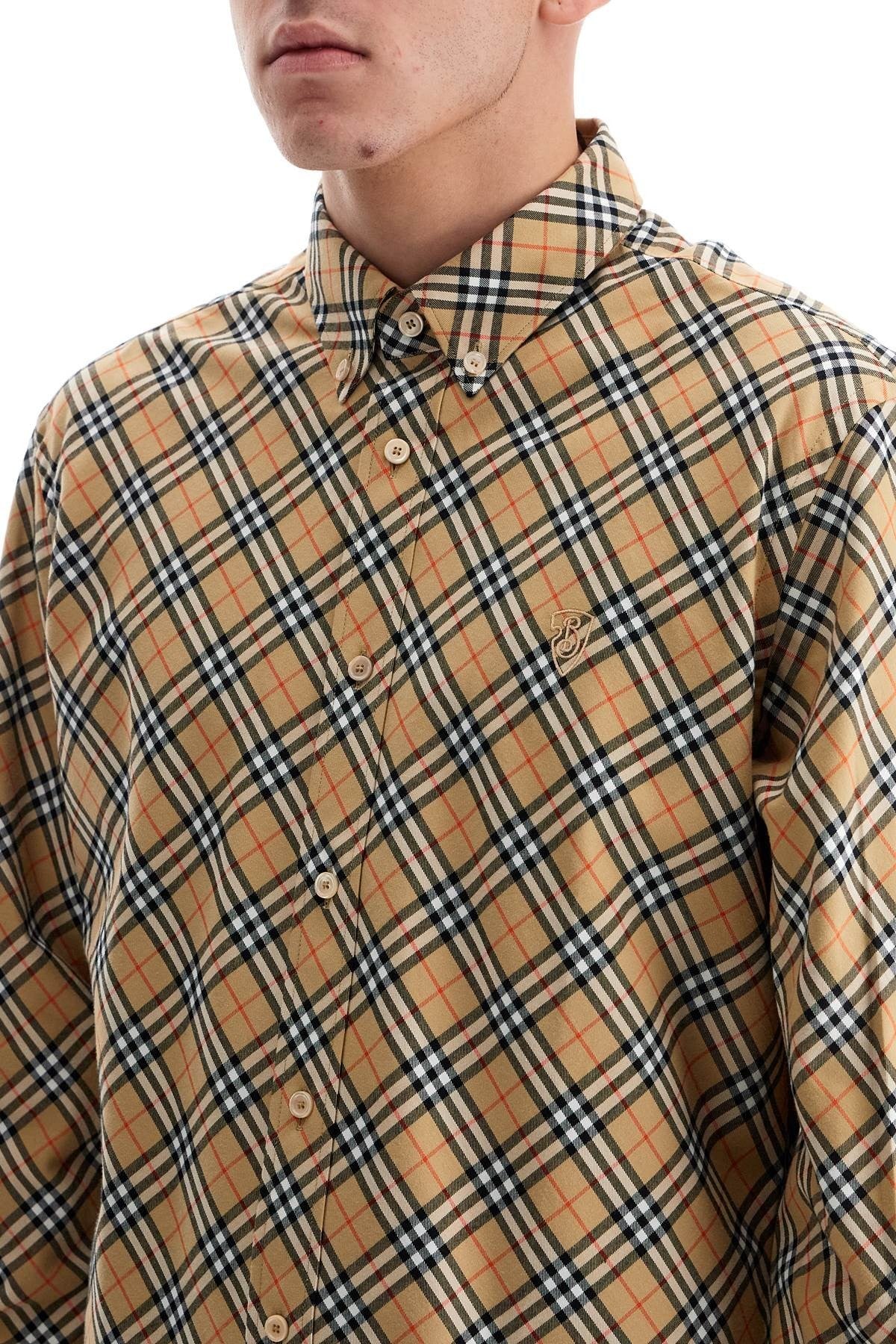 ered cotton shirt