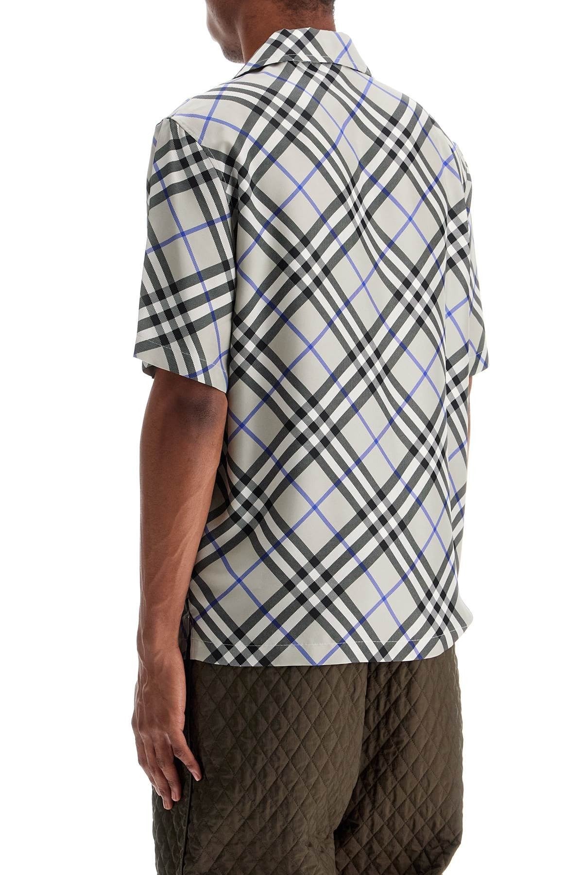 ered silk short-sleeved shirt