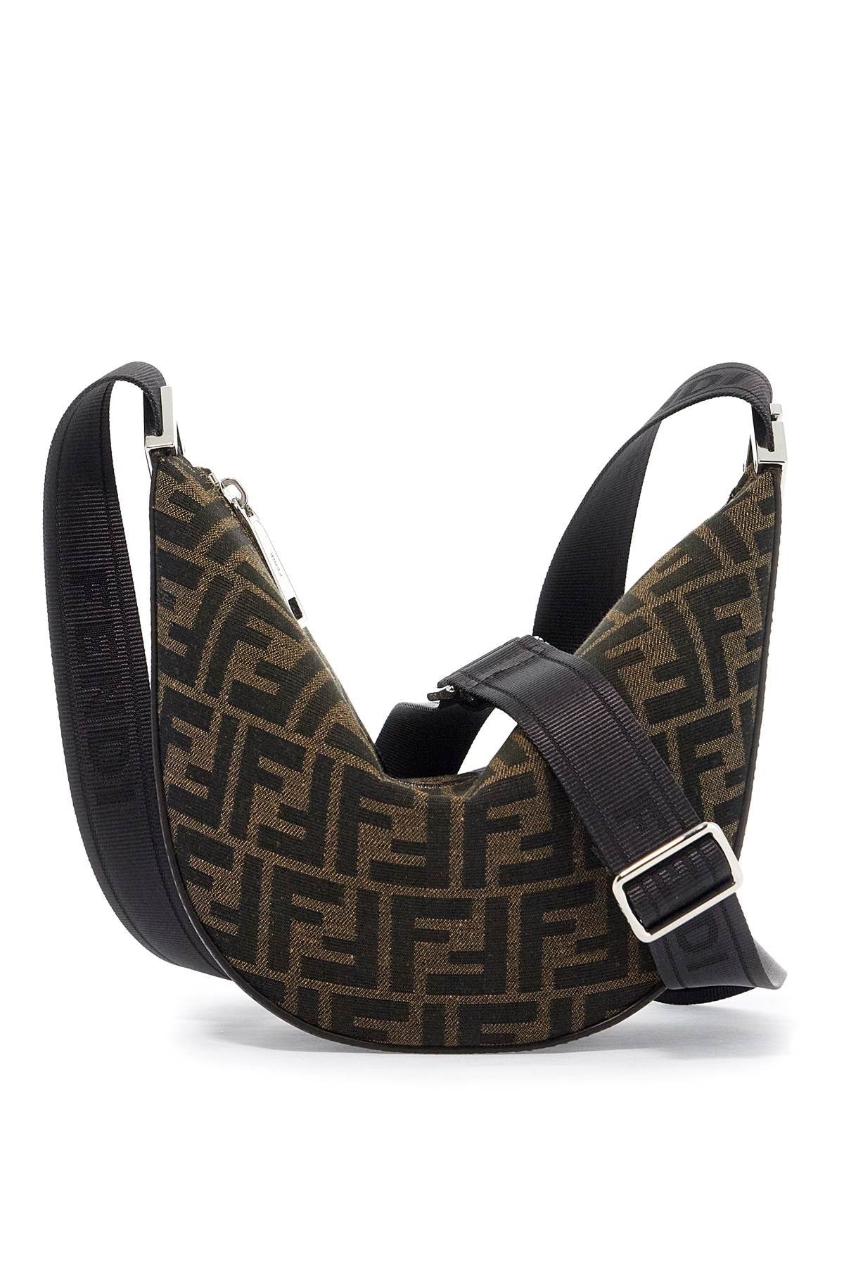 fendi melon small ff jacquard shoulder bag