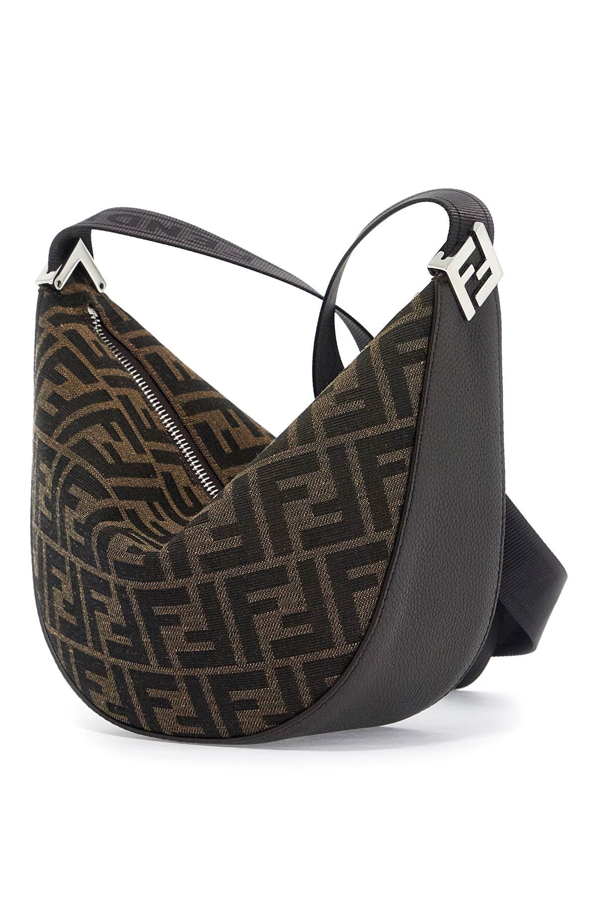 fendi melon small ff jacquard shoulder bag