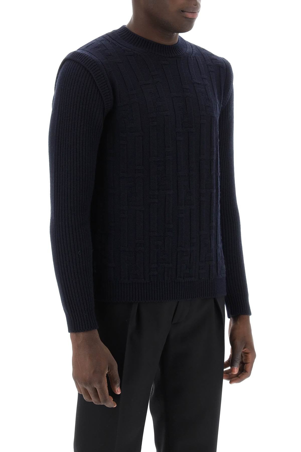 Ff Stripe Wool Sweater