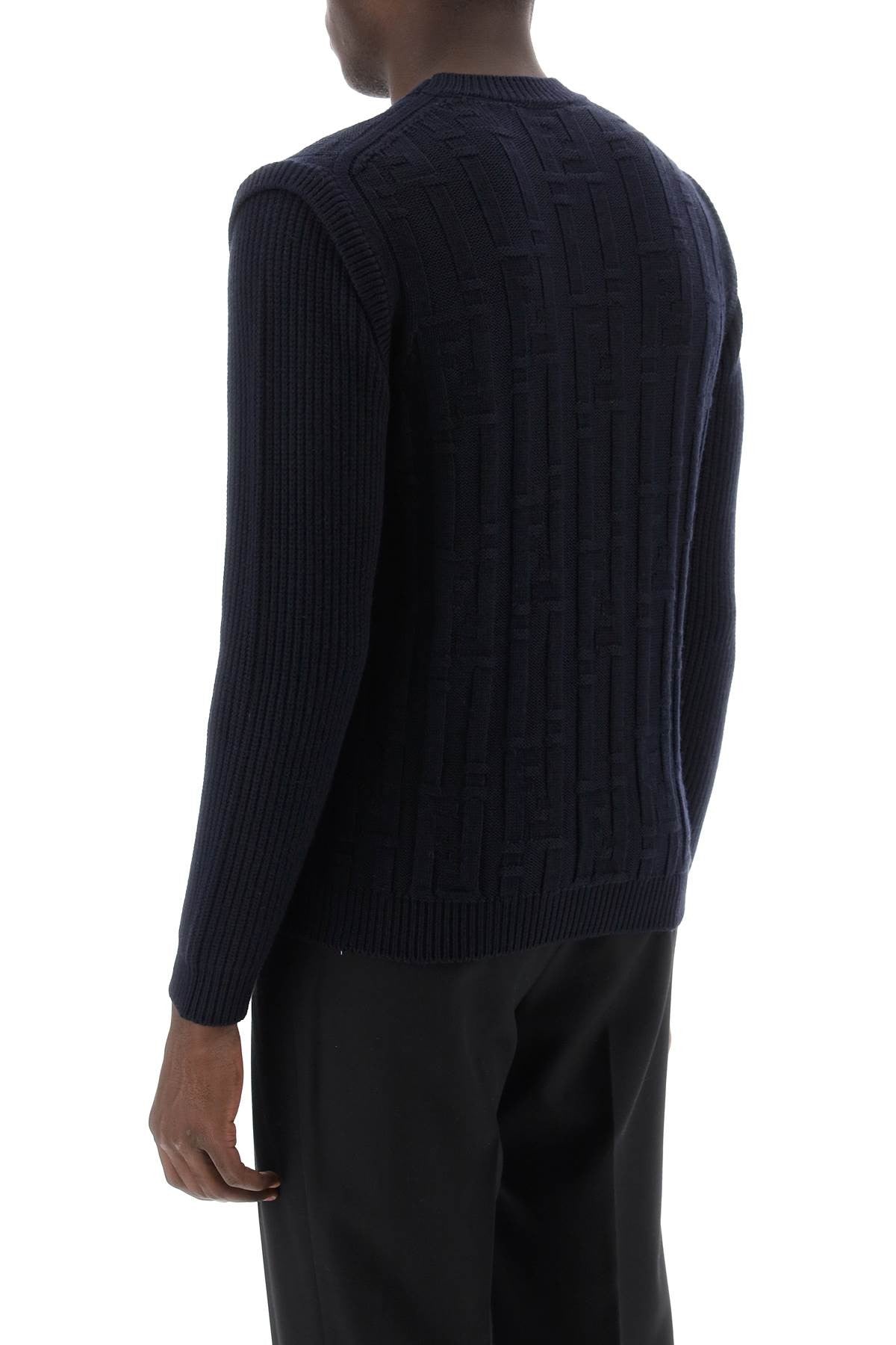 Ff Stripe Wool Sweater