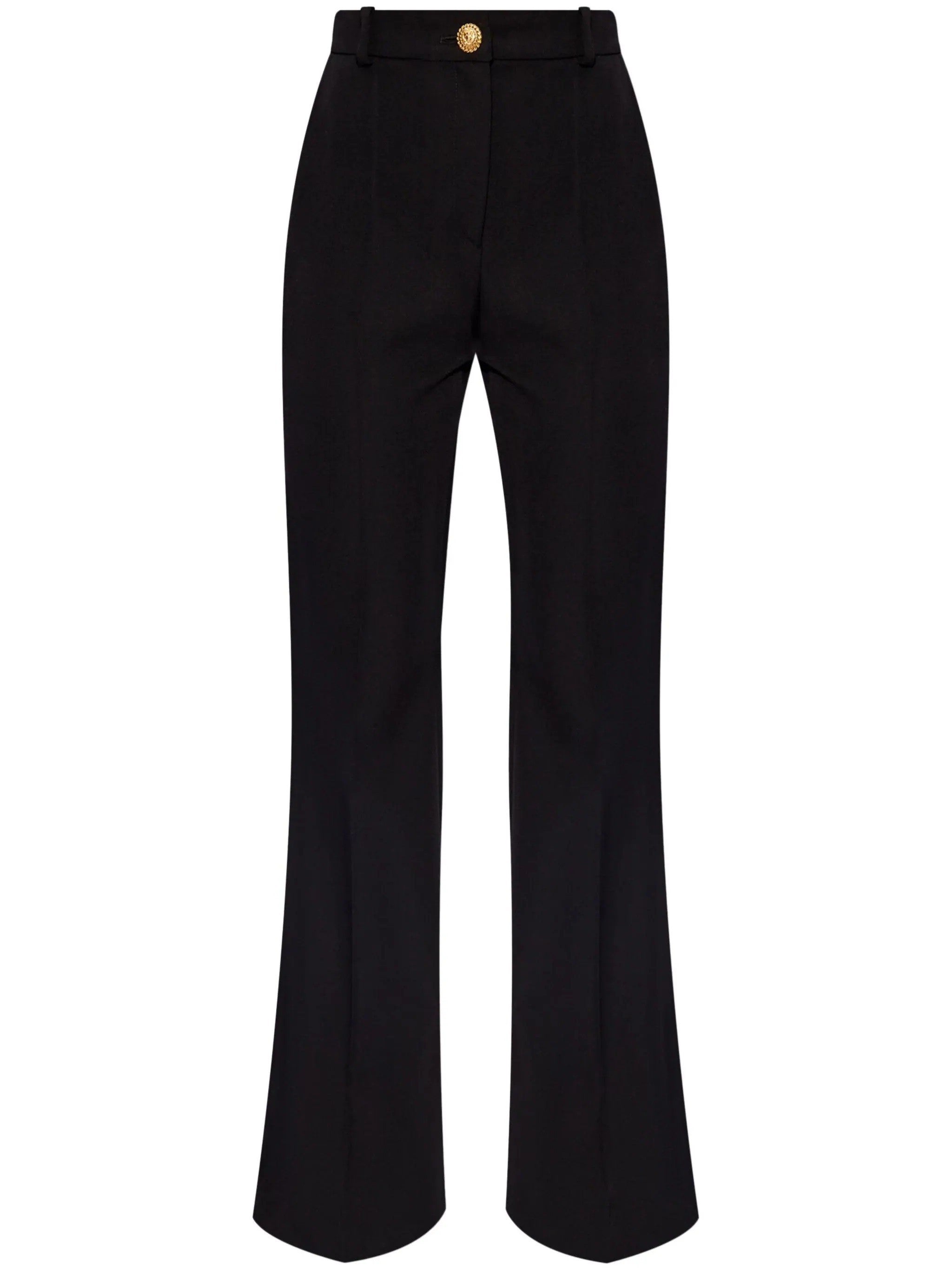 Flared Virgin-Wool Trousers