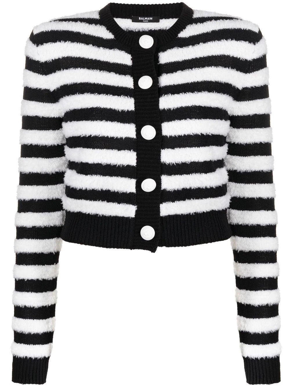 Fluffy Stripes Cardigan