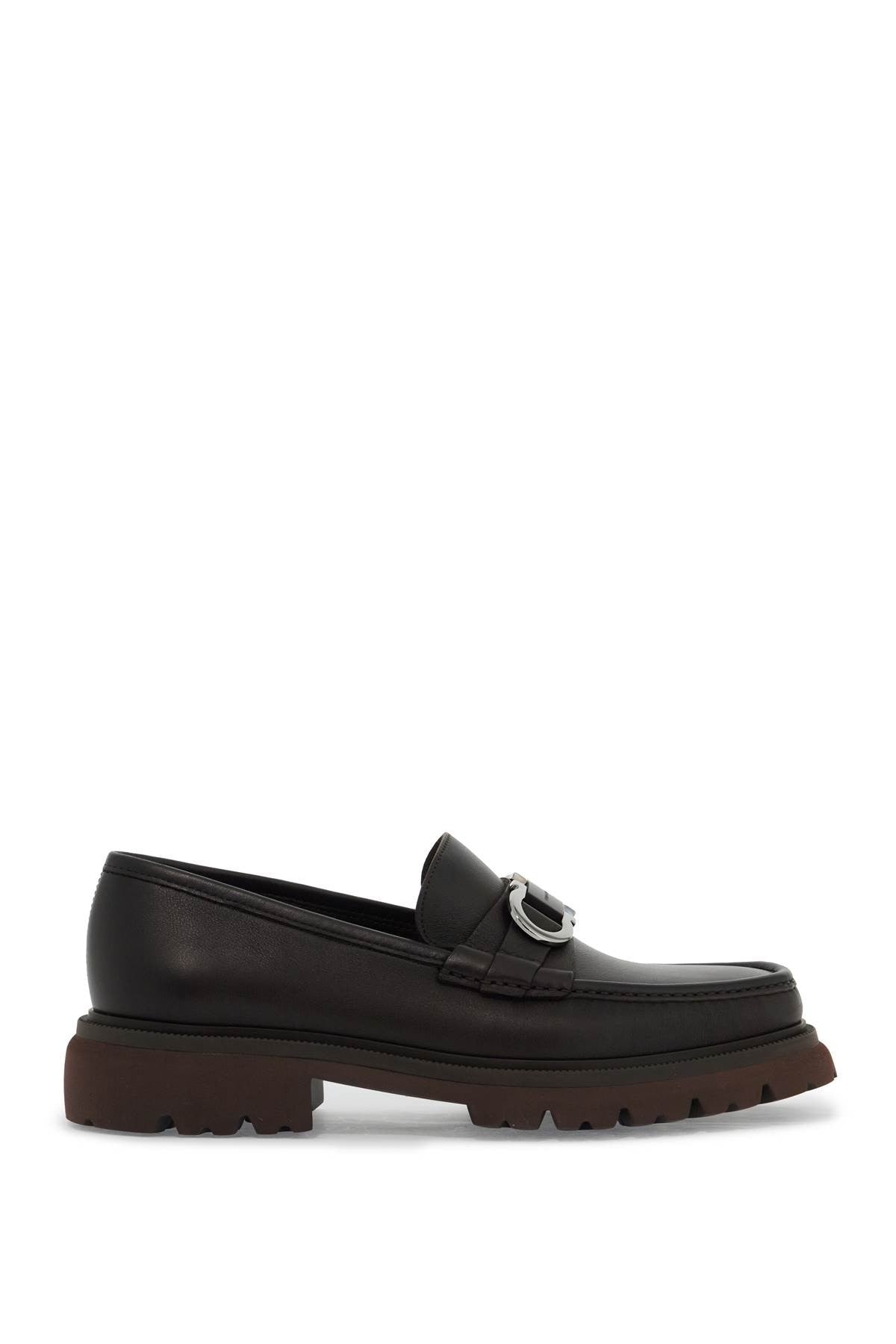 gancini loafers with chunky sole
