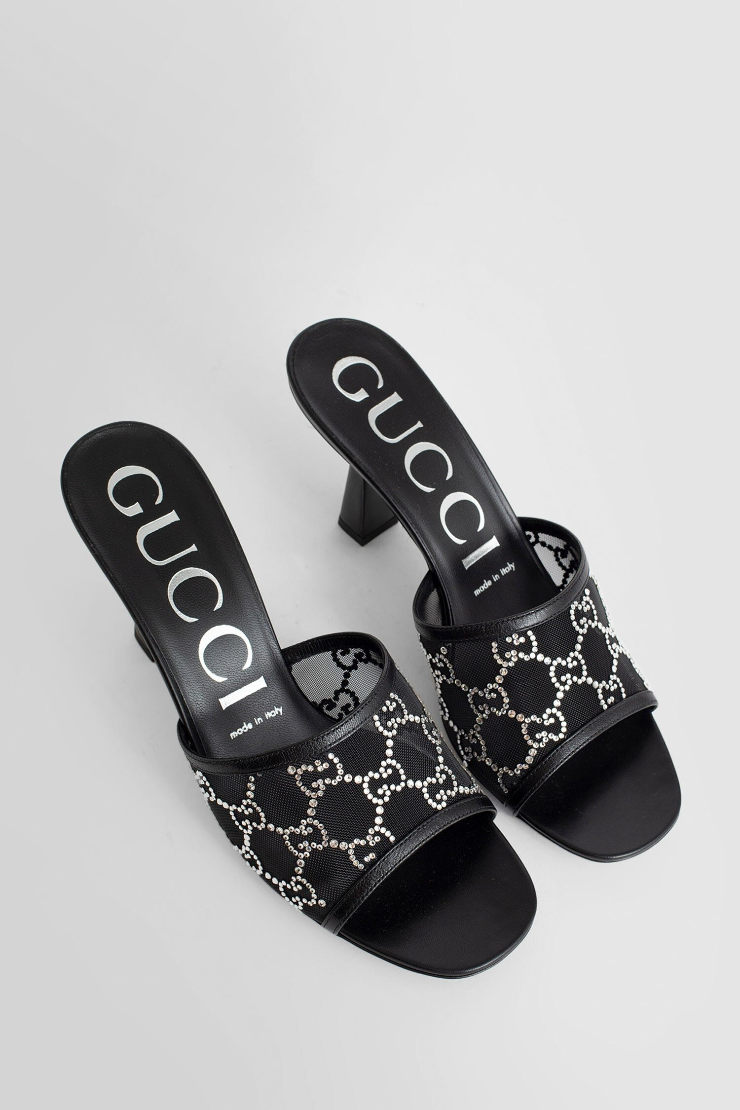 gg crystal mesh 75 mules
