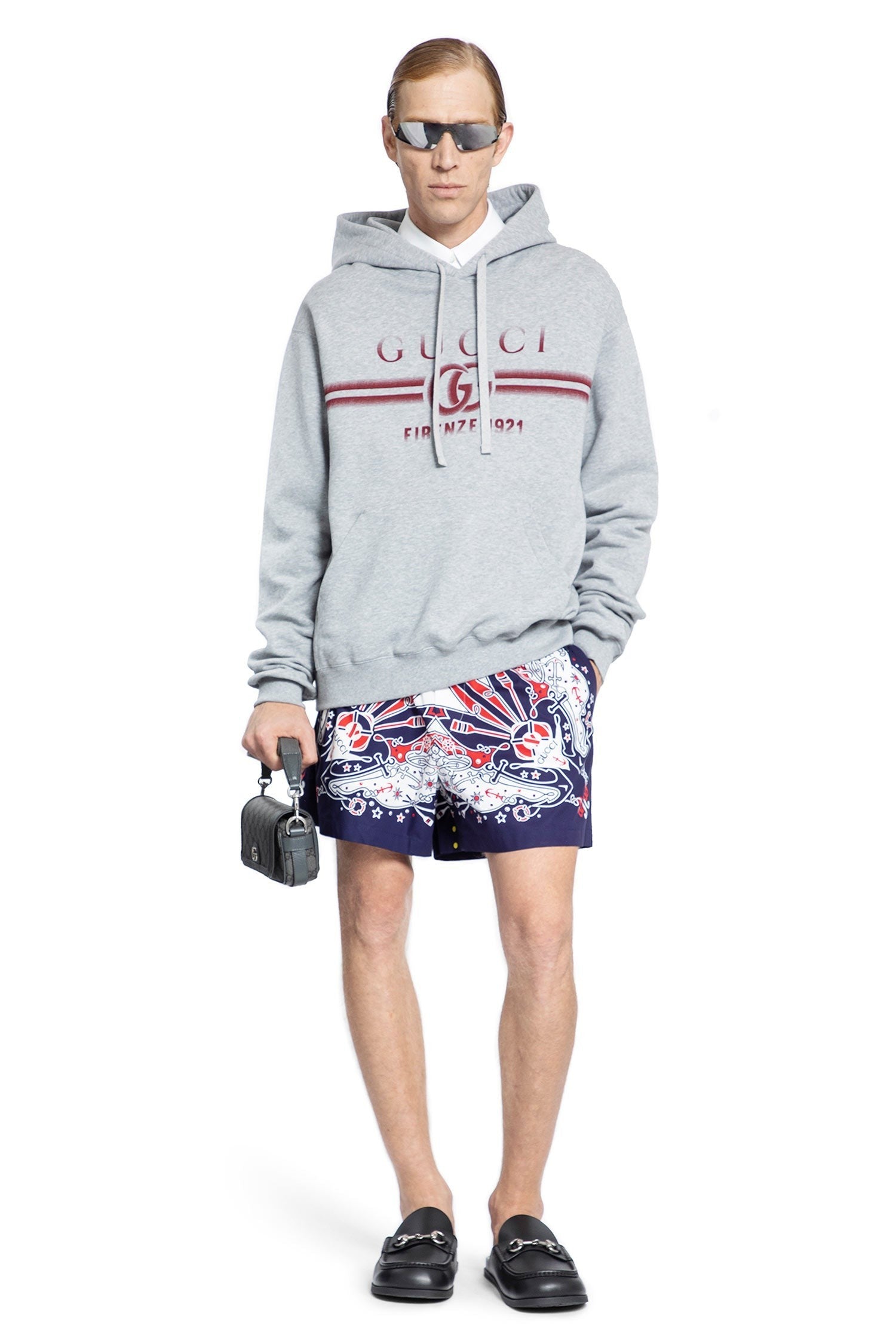 Gucci Bandana Print Cotton Shorts