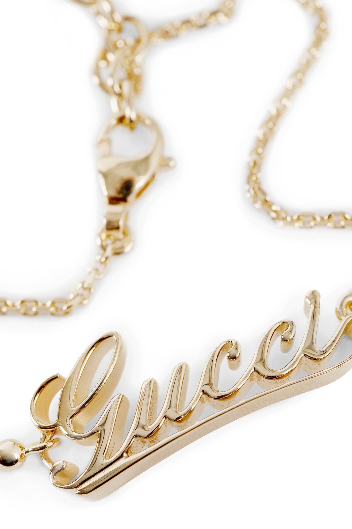 Gucci Script Chain Bracelet