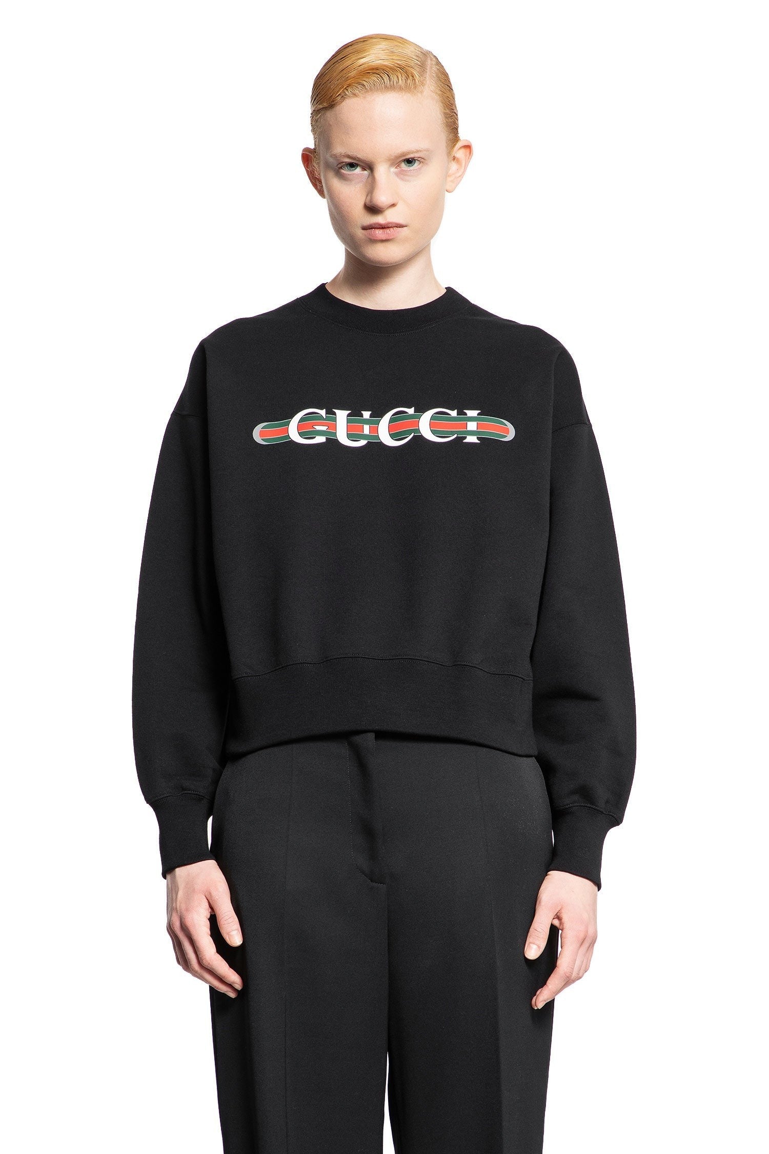 Gucci Web Print Boxy Sweatshirt