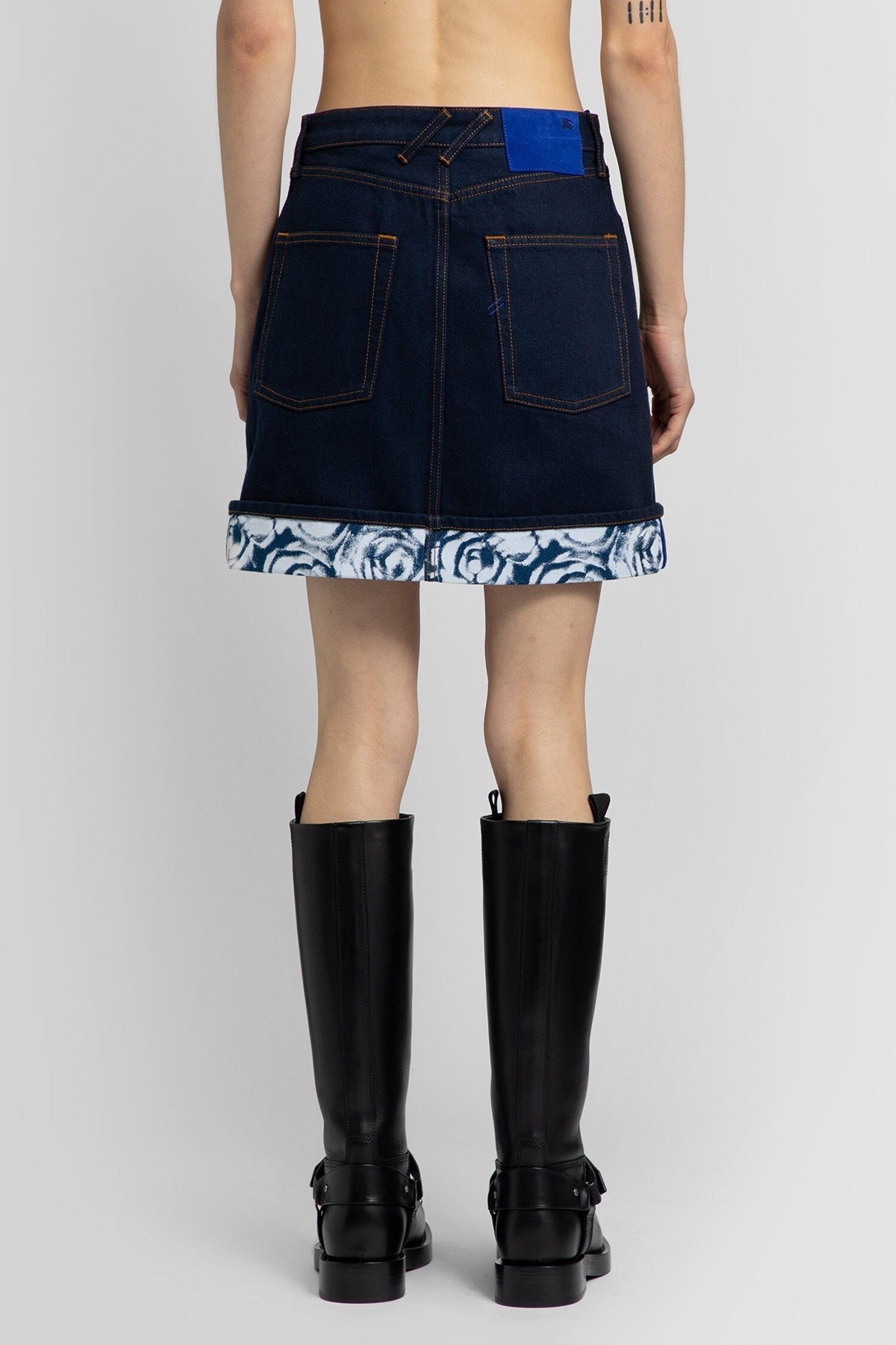 Heavyweight Denim Mini Skirt