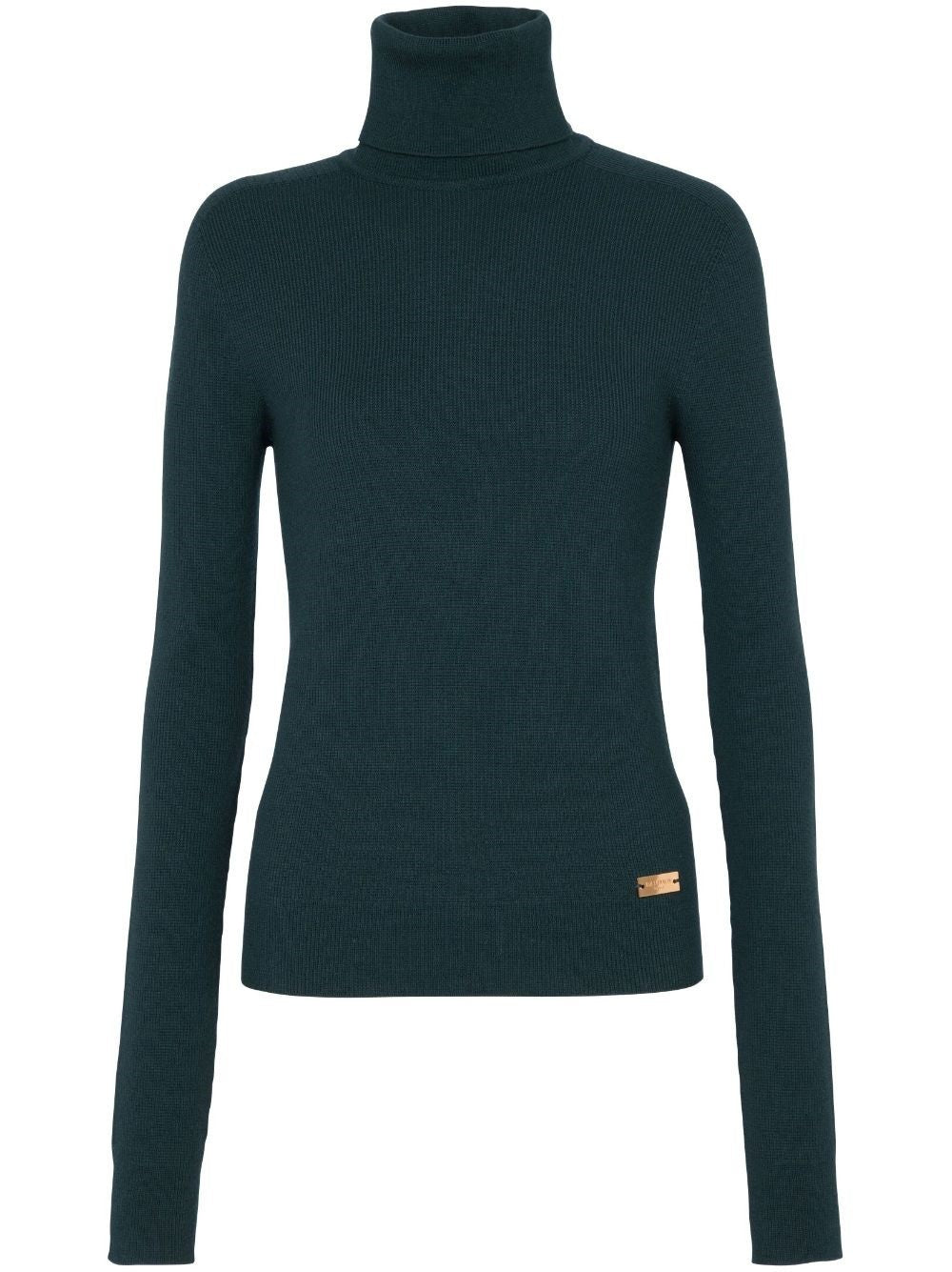 High Neck Pb Wool Pullover