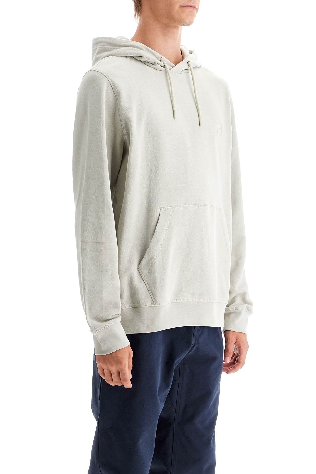 Hoodie Wetalk 10234591 02 Light Beige 100% Cotton With Hood