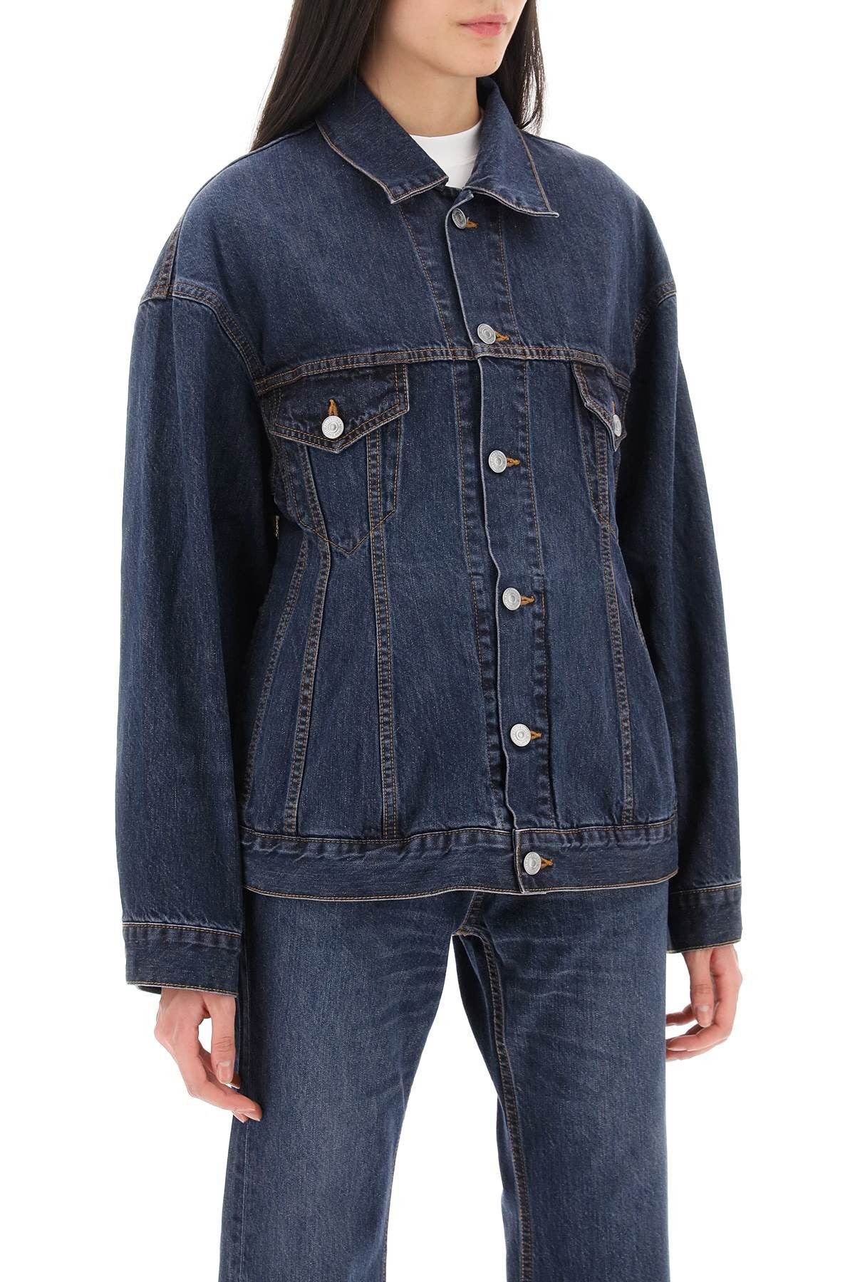 hourglass denim jacket