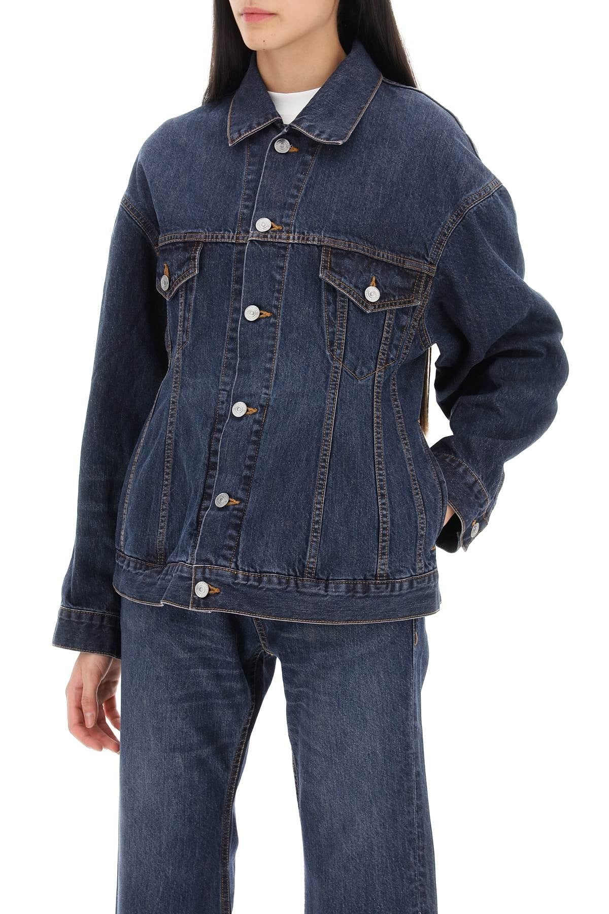 hourglass denim jacket