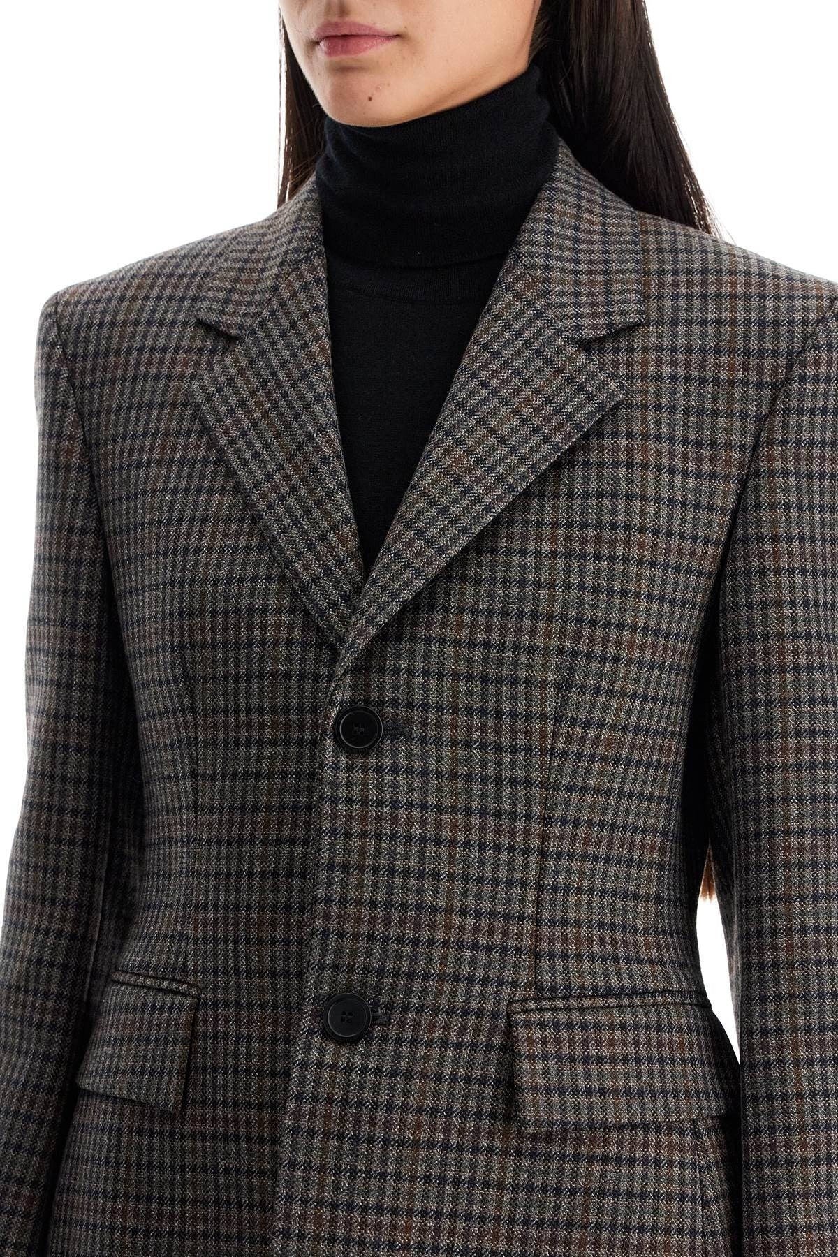 hourglass plaid jacket for