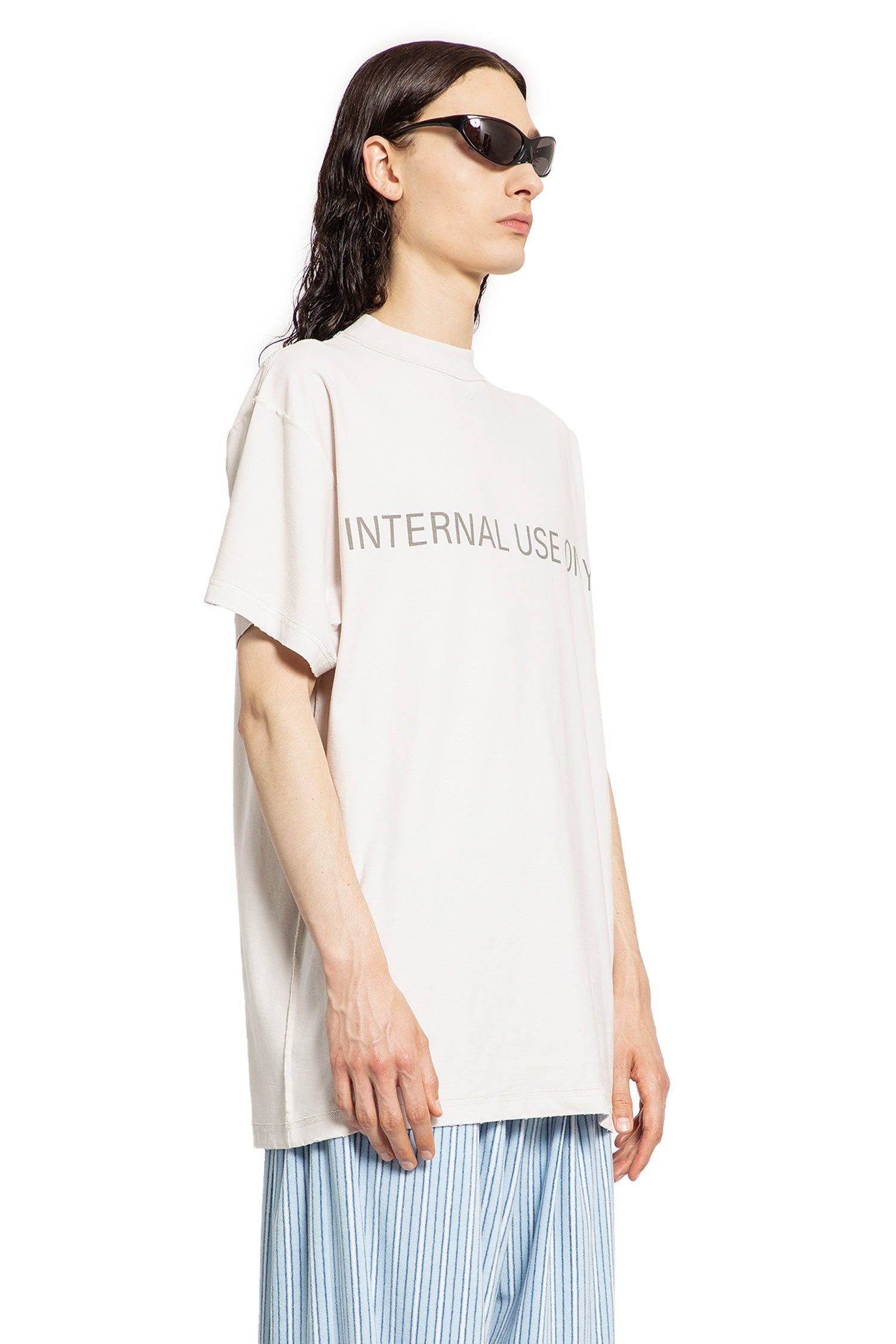 Internal Use Only Inside-Out Oversized T-Shirt