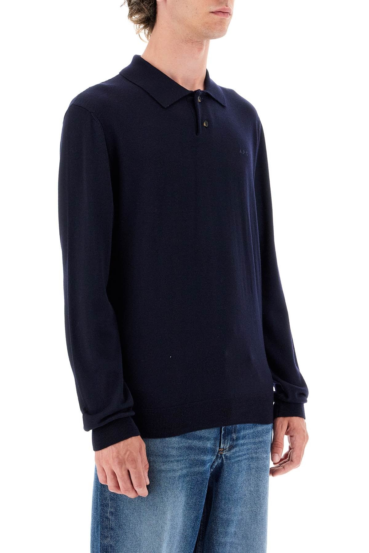 Jacob Wool Pullover Polo Sweater