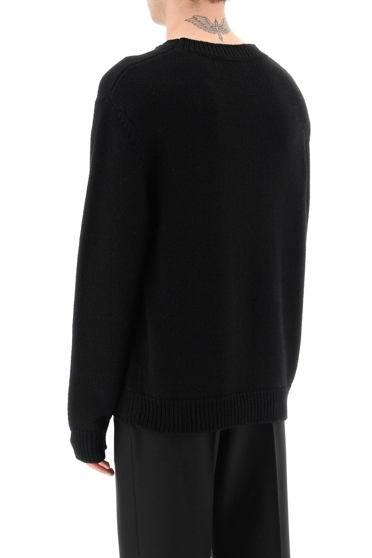 Jacquard Logo Sweater
