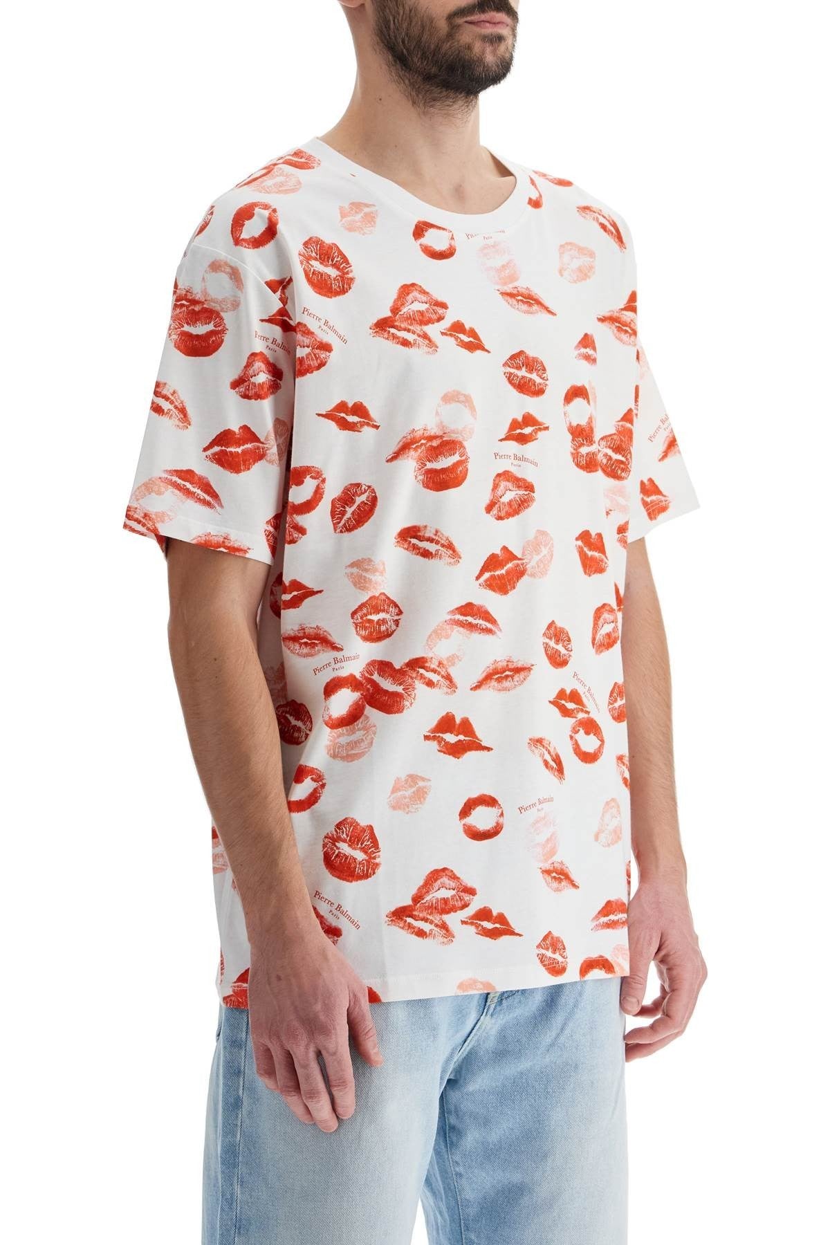 "kiss all over print t