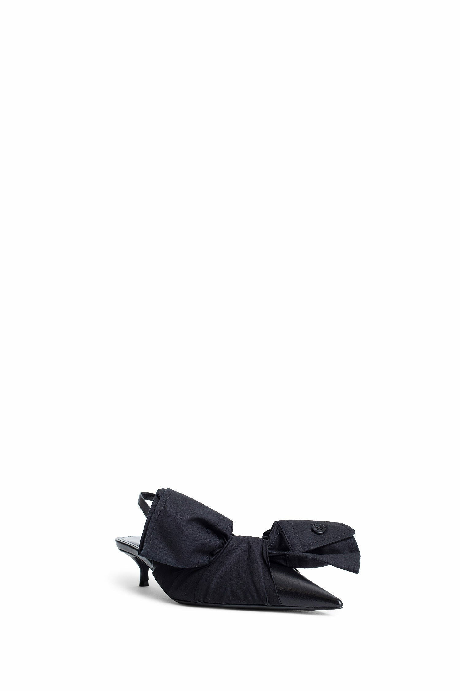 Knife Chemise Slingback Pumps