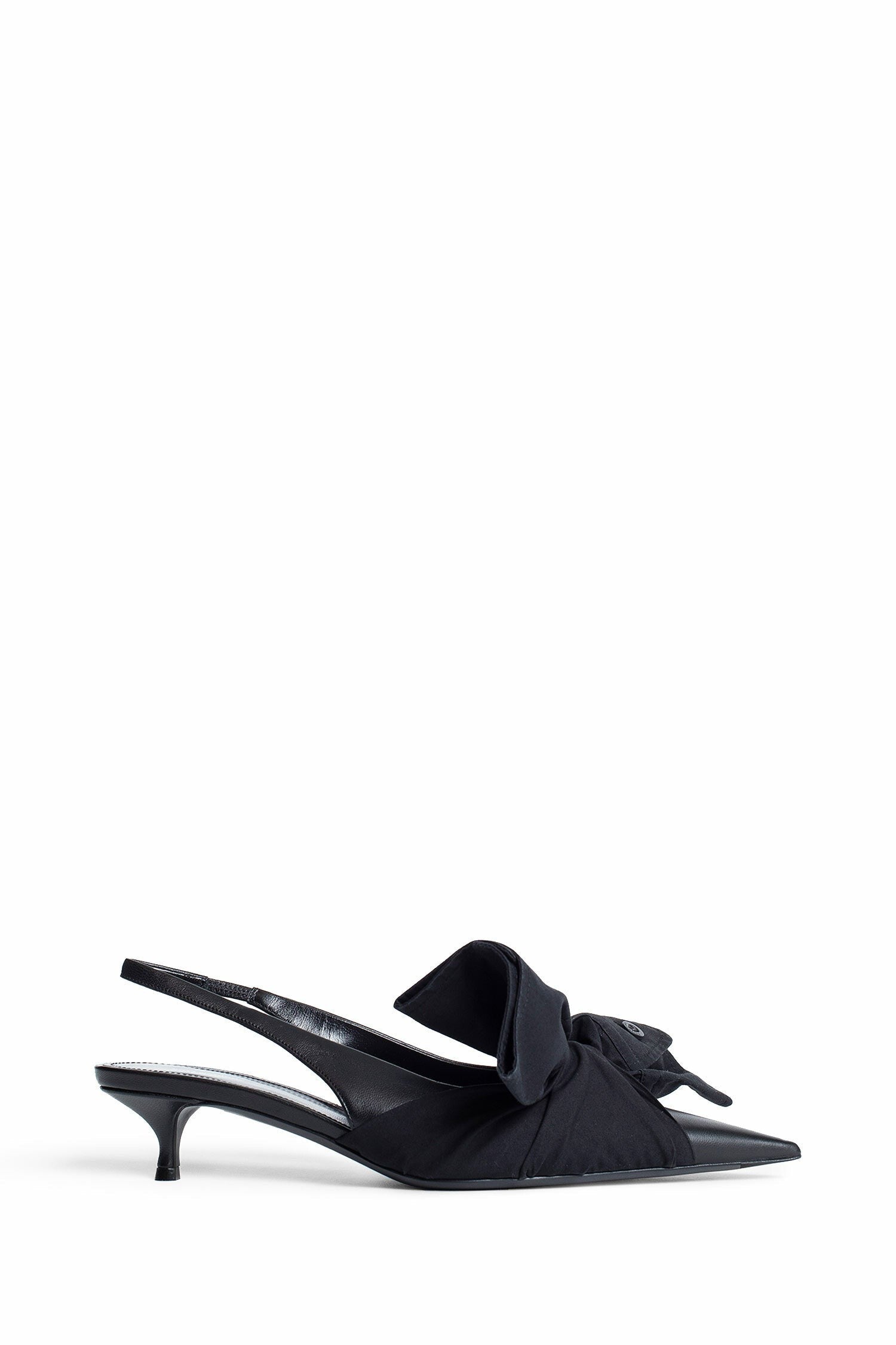 Knife Chemise Slingback Pumps