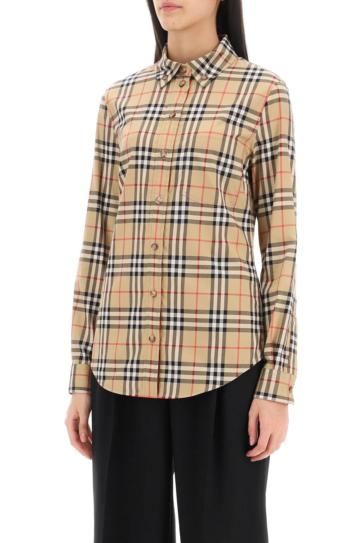 Lapwing Button-Down Shirt With Vintage Check Pattern
