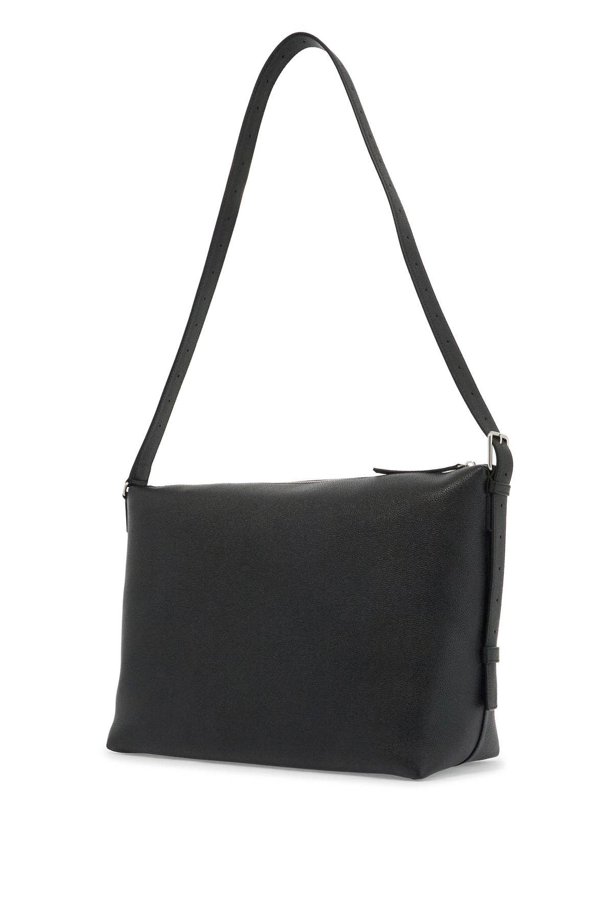 large leather credit messenger bag