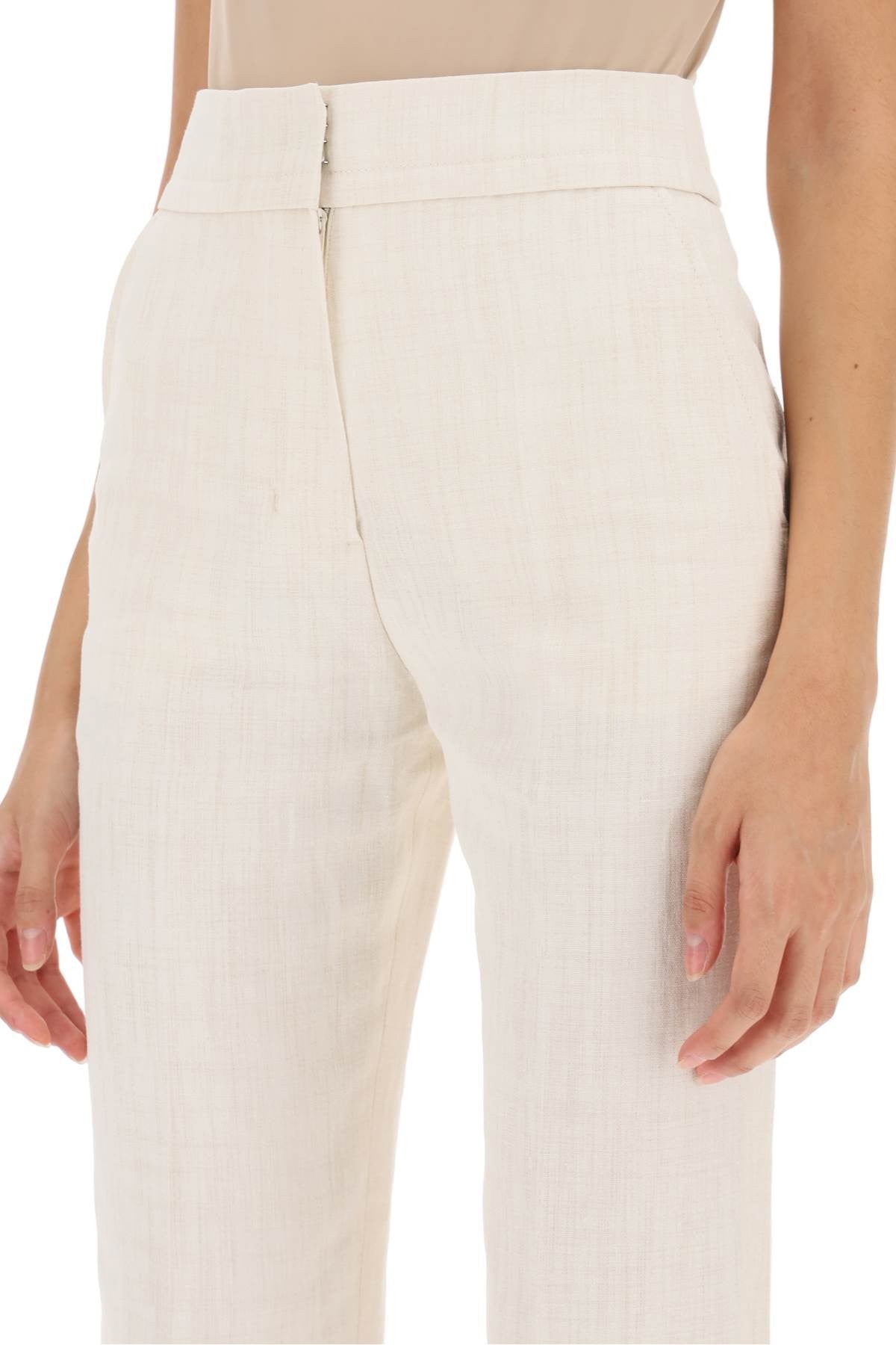 'le pantalon tibau' slit pants