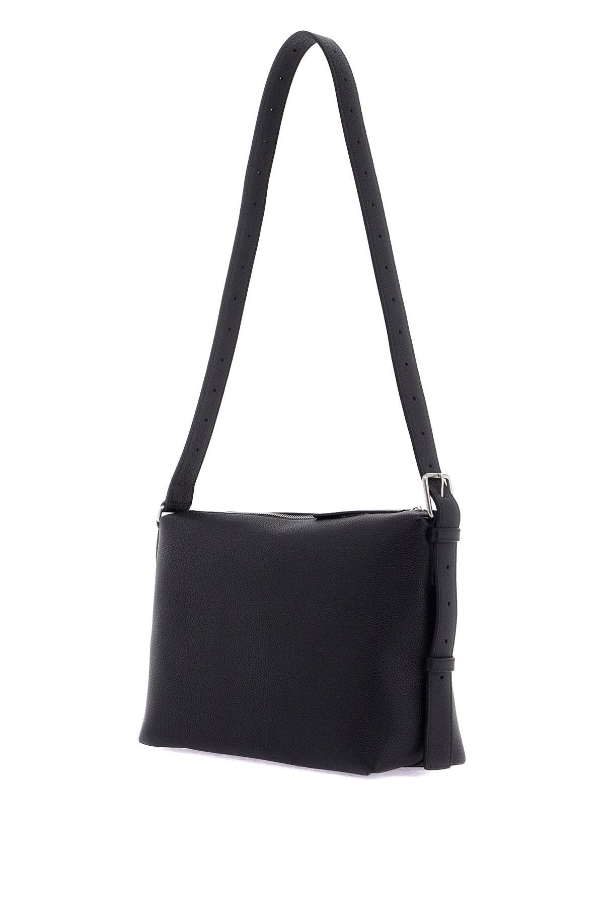 leather credit messenger bag
