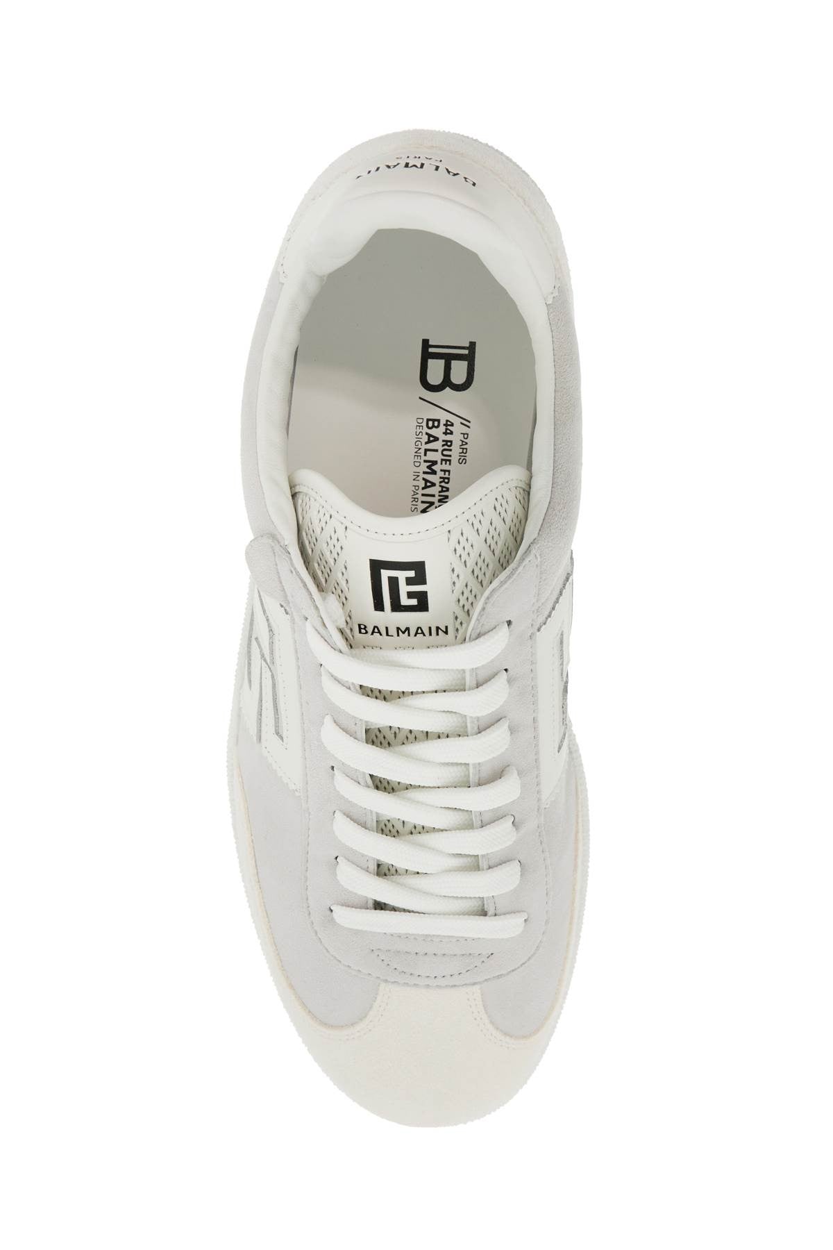 leather swan sneakers for