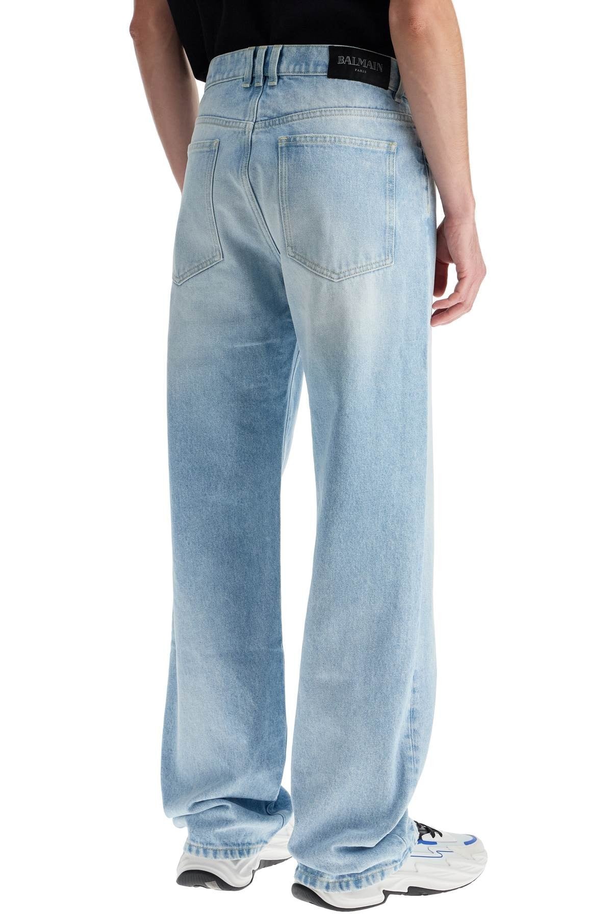 light wash loose fit jeans