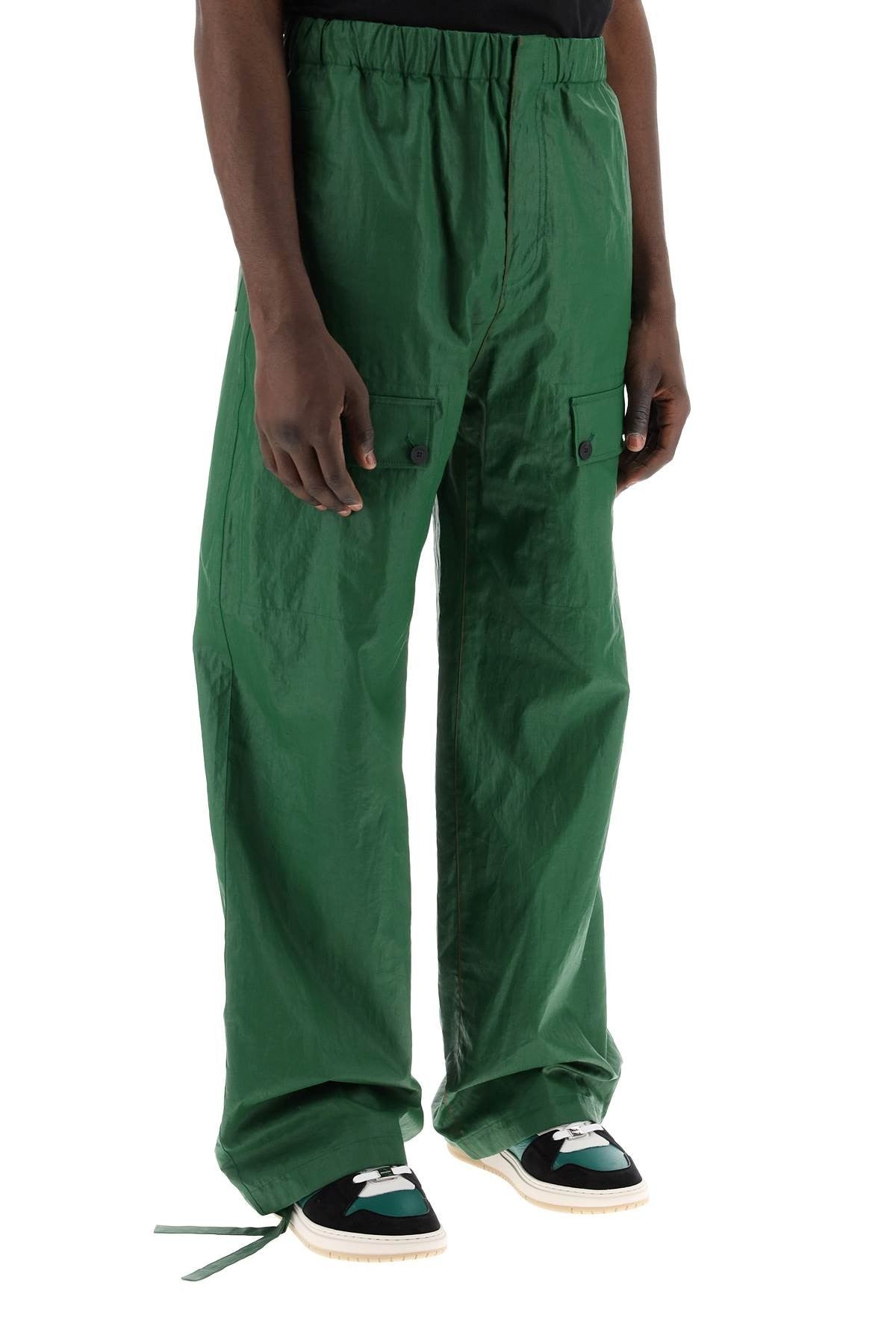 Linen Coated Pants For Men