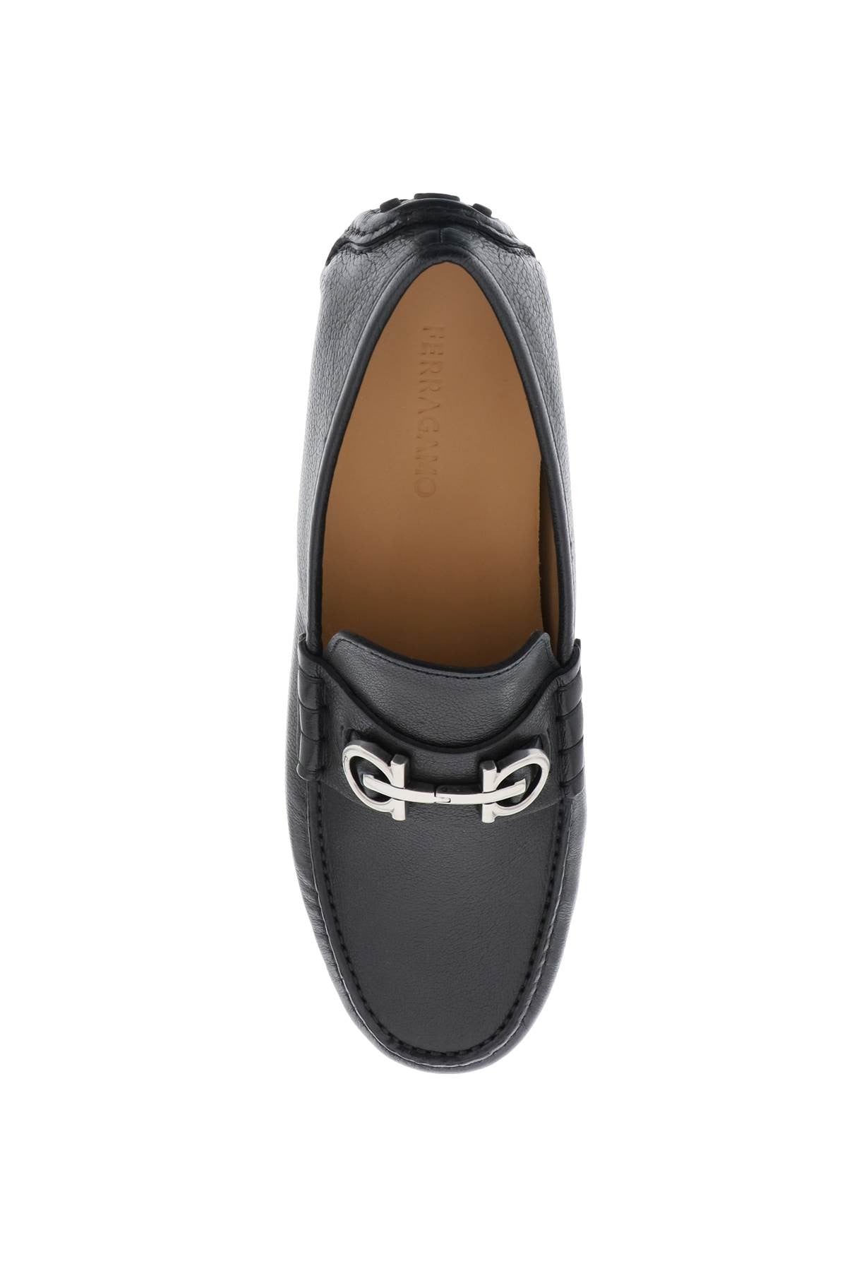 loafers with gancini detail