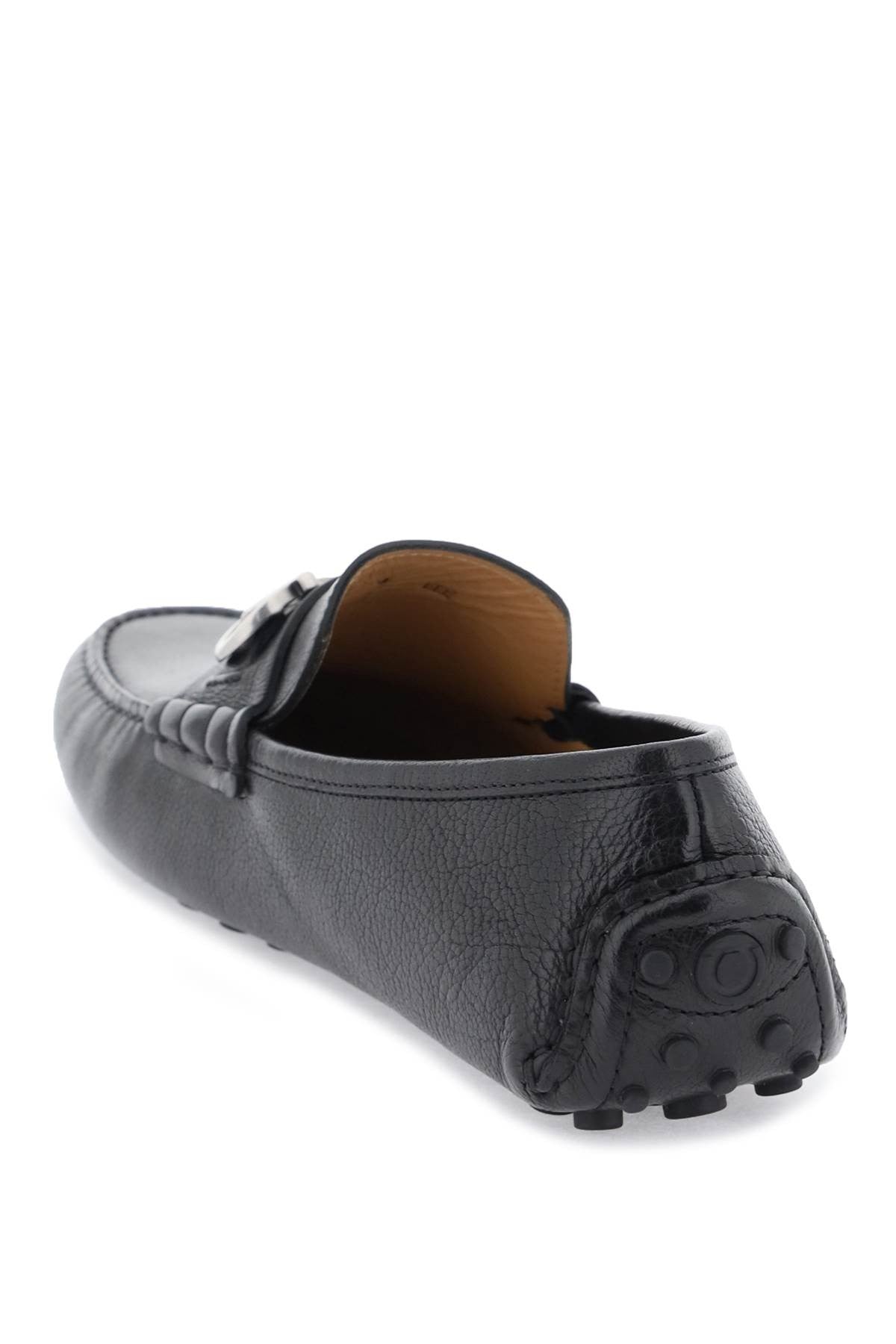 loafers with gancini detail