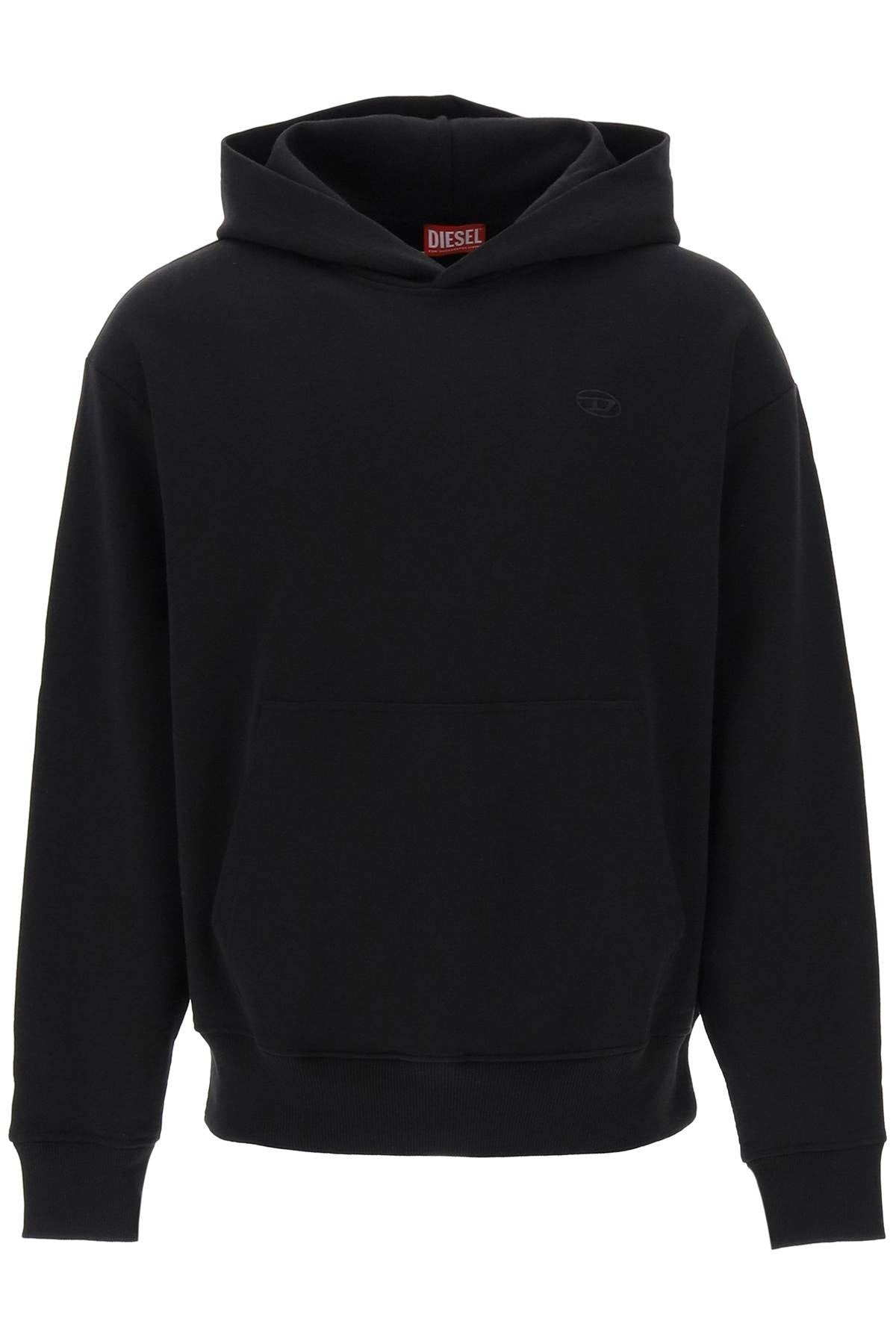 logo embroidered hoodie