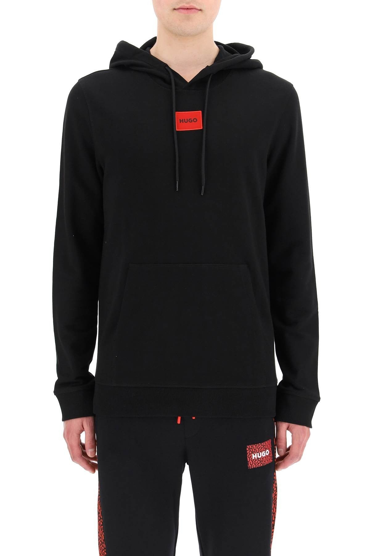 logo patch hoodie