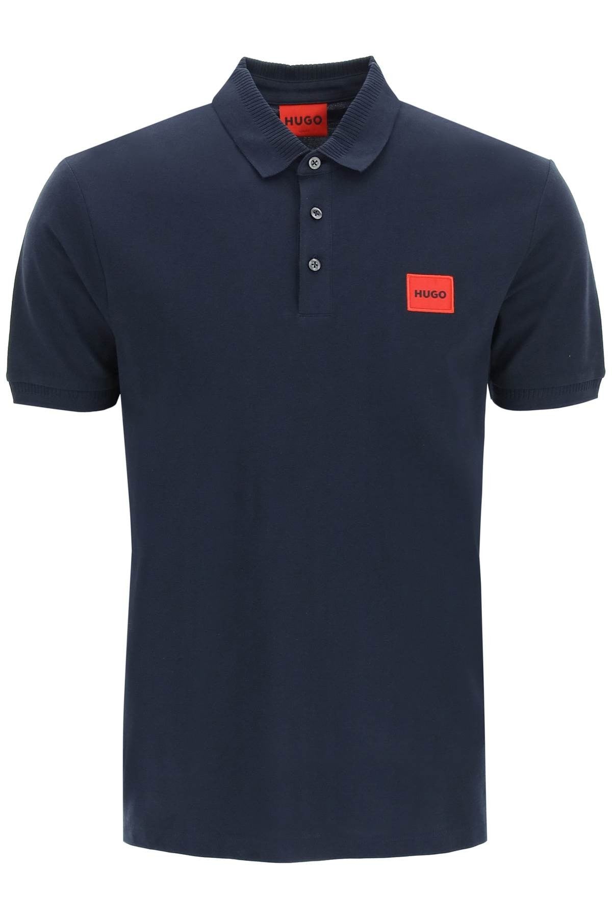 logo patch polo shirt