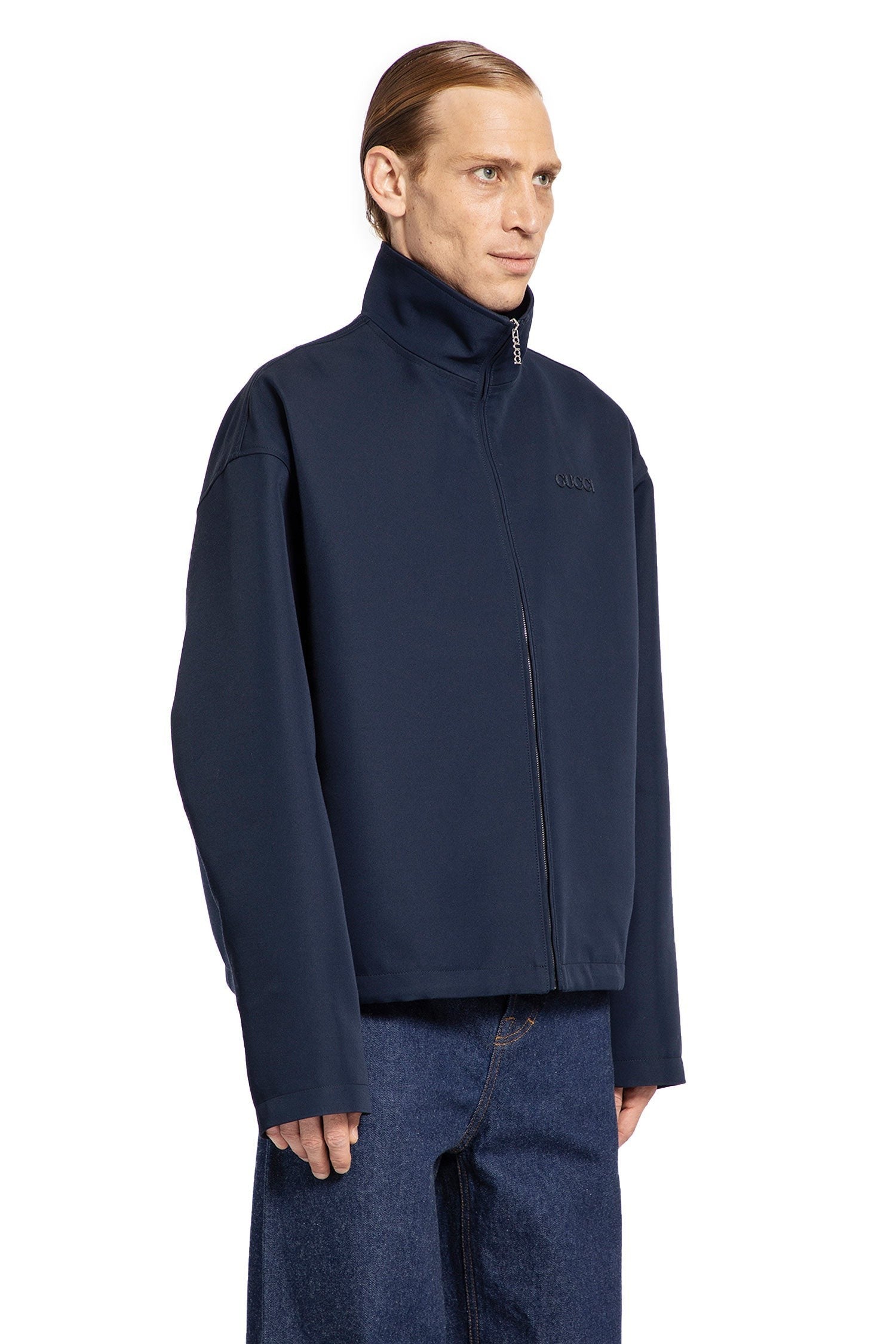 Logo Wool Acetate Jacket