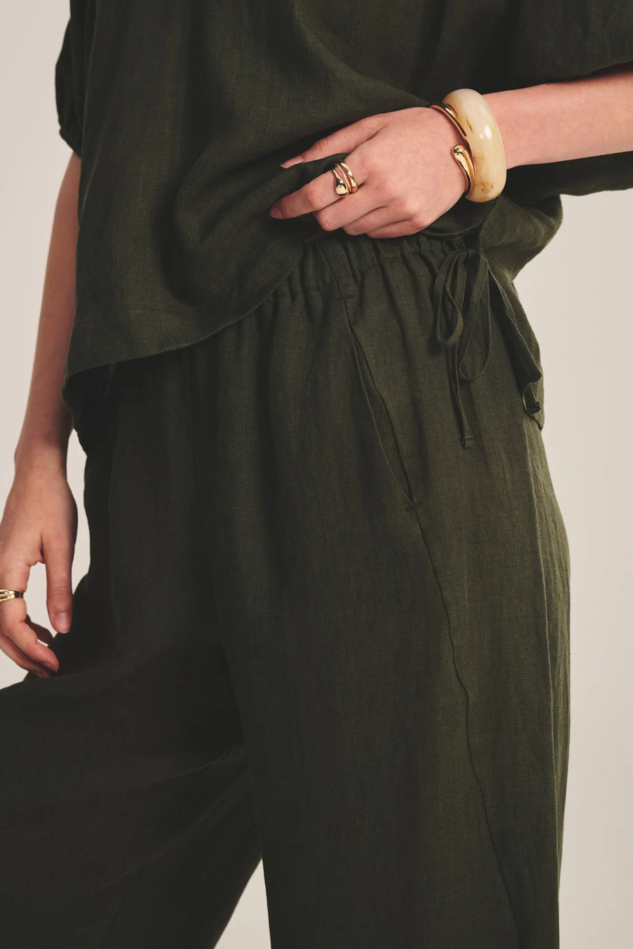 Lola Lightweight Woven linen Pant