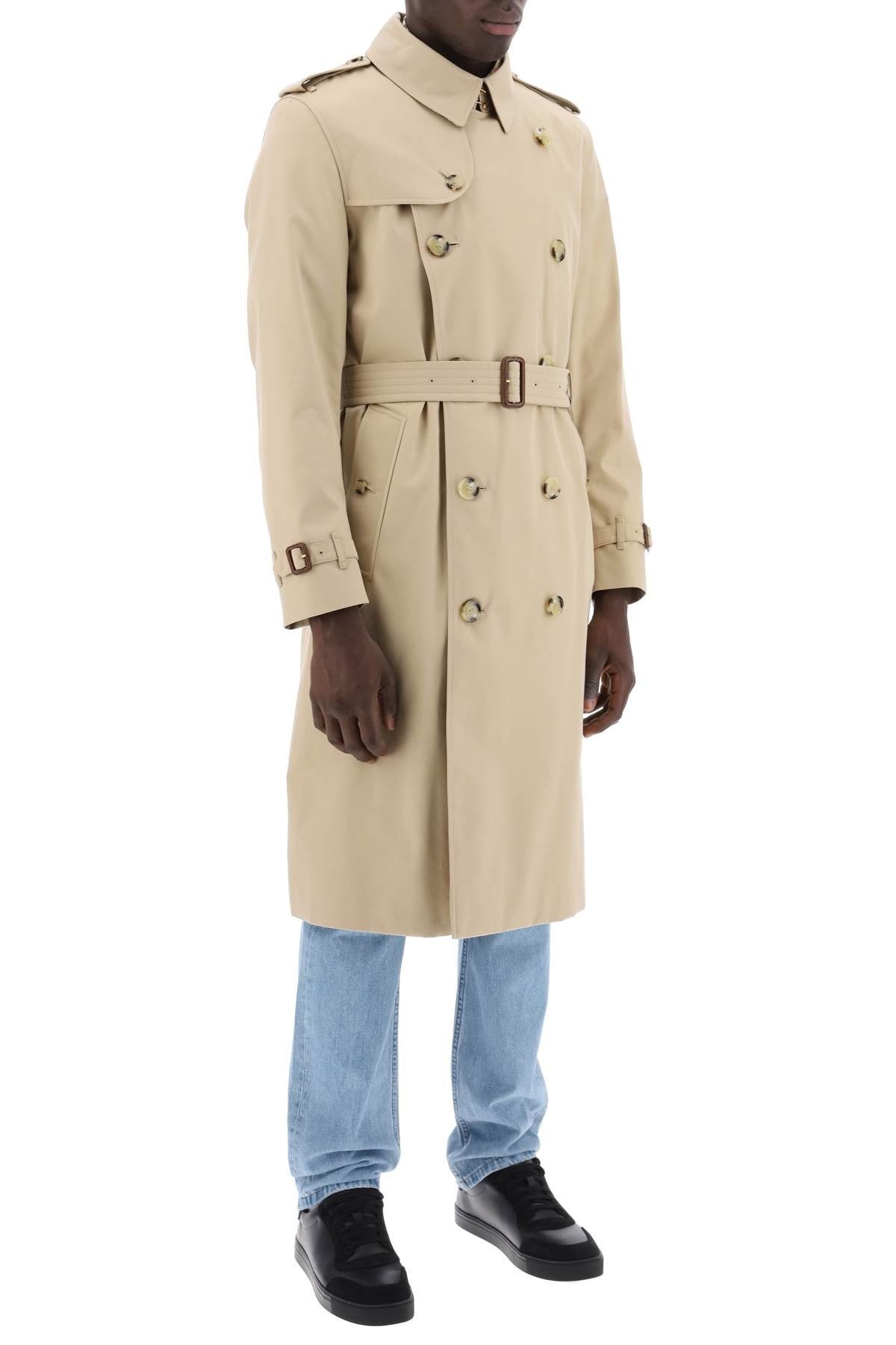 long heritage kensington trench coat