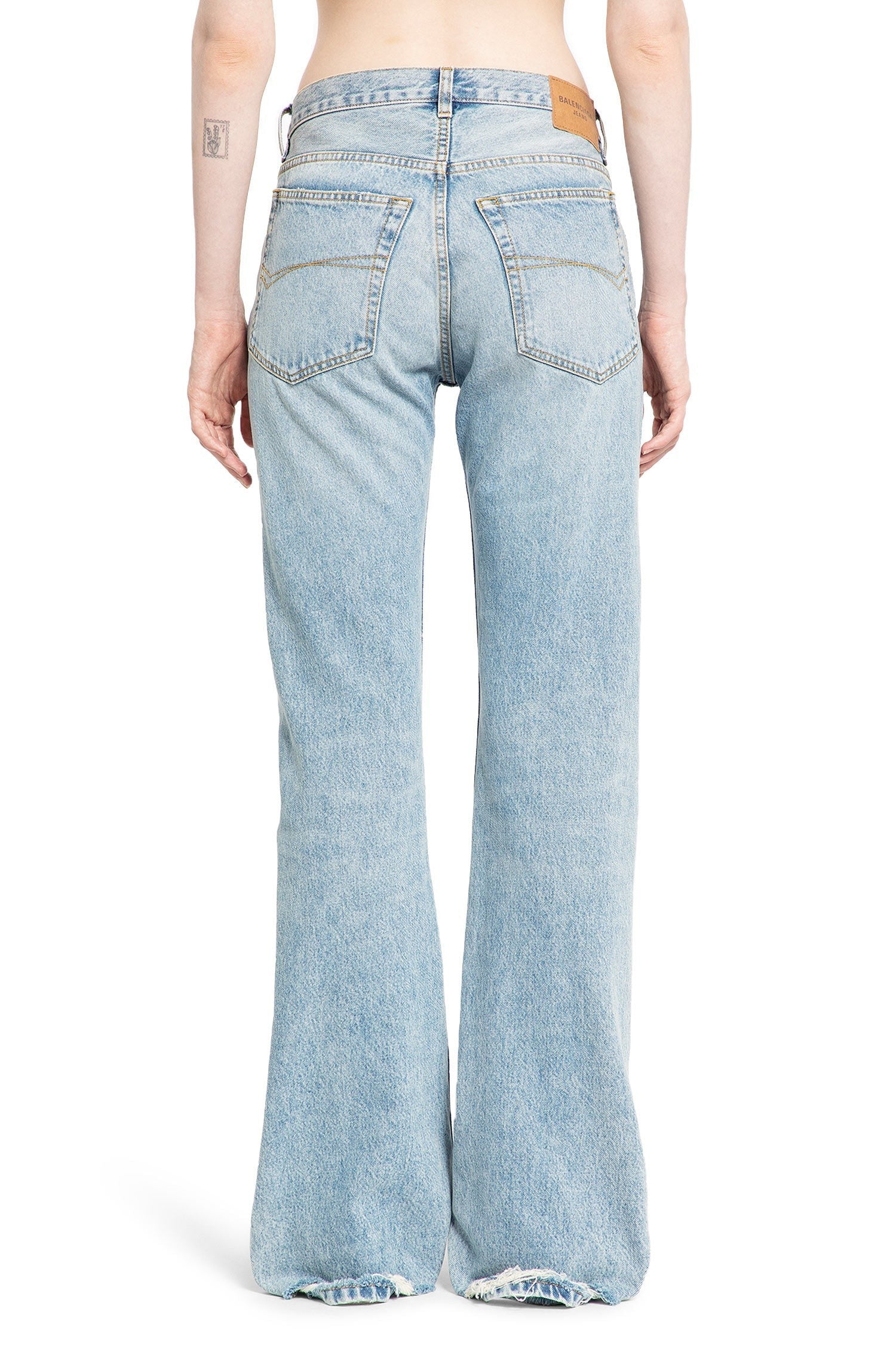 Low-Waist Straight Jeans