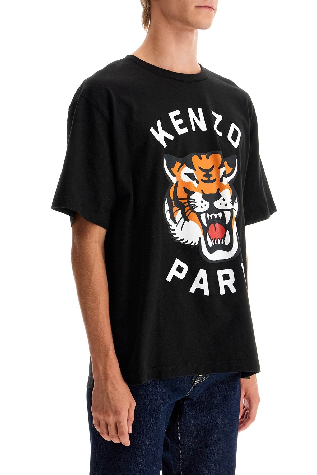 lucky tiger oversized t-shirt